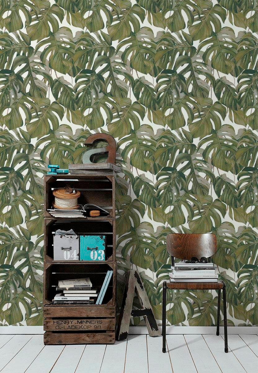 METROPOLIS BY MICHALSKY LIVING Vliestapete »Dream Again«, botanisch-tropisch-floral, Designer Tapete Modern Tapeten Wohnzimmer Schlafzimmer Küche Flur Büro