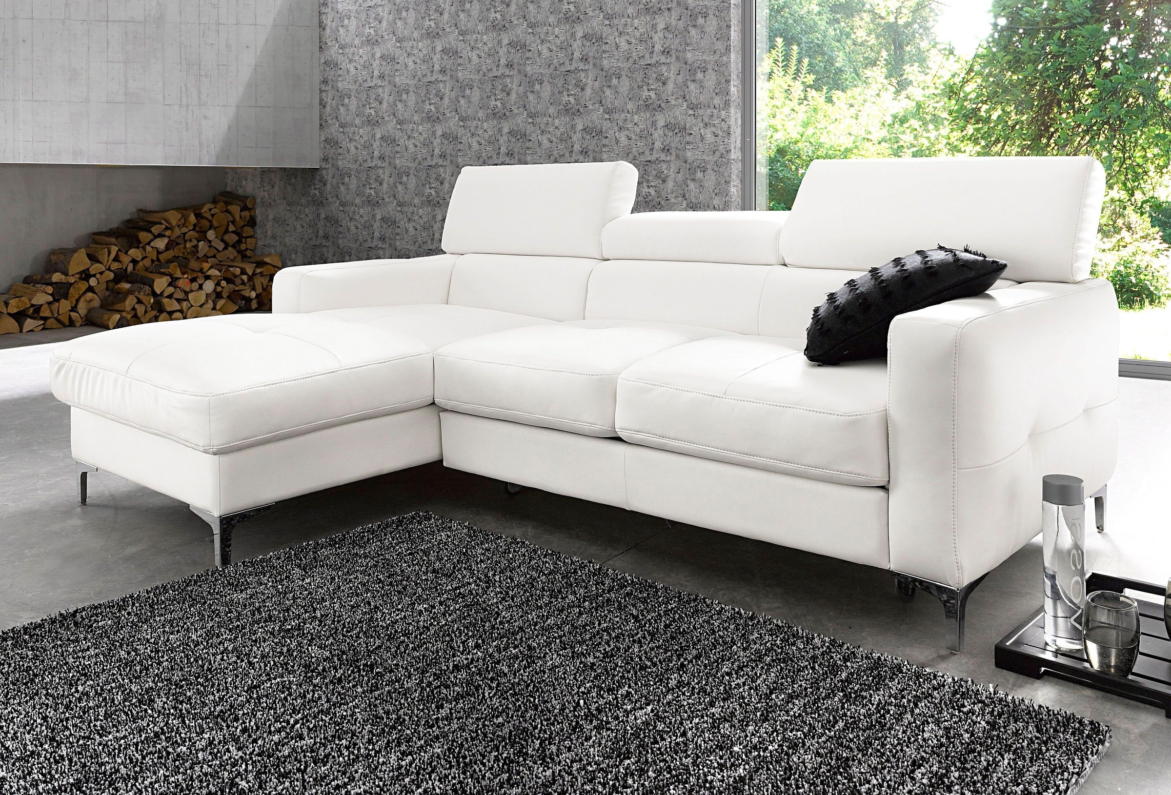 COTTA Polstergarnitur »Sammy L-Form«, (Set), Set bestehend aus: Ecksofa mit günstig online kaufen
