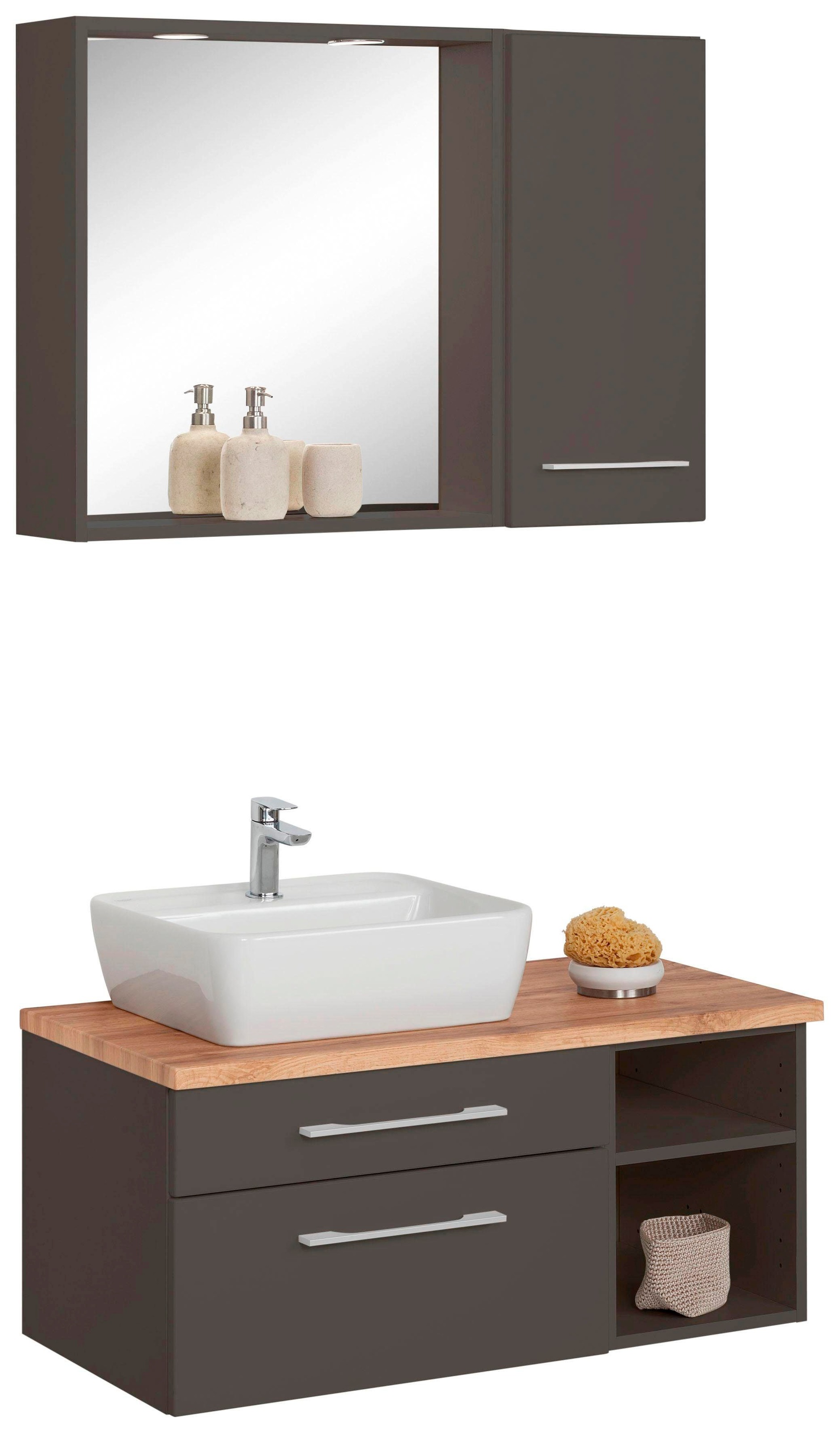 welltime Badmöbel-Set »Davos« 3 Stk. tlg. günstig online kaufen
