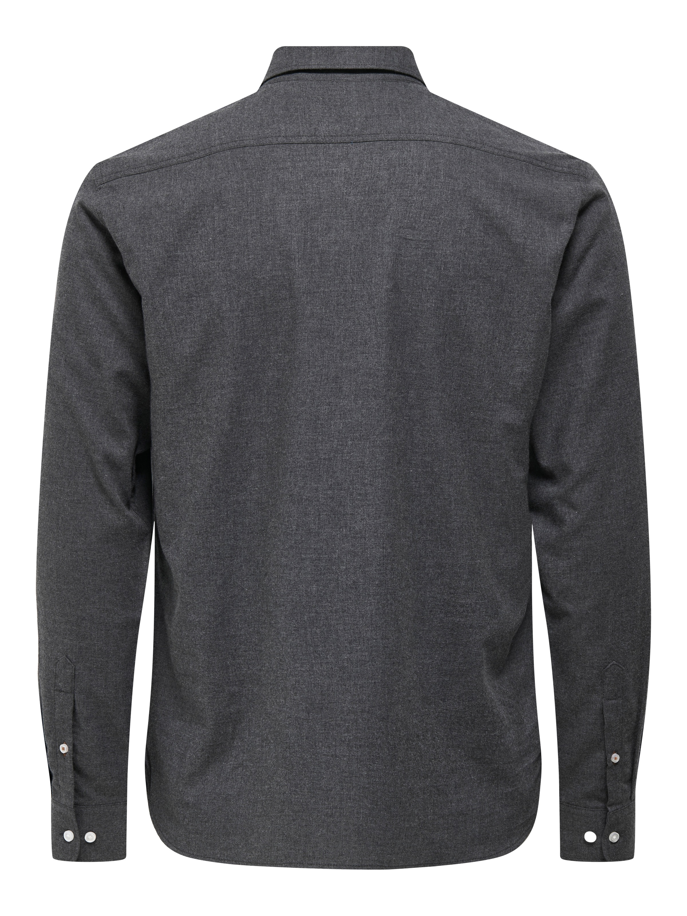 ONLY & SONS Langarmhemd »ONSROAD LIFE REG MELANGE LS SHIRT NOOS«