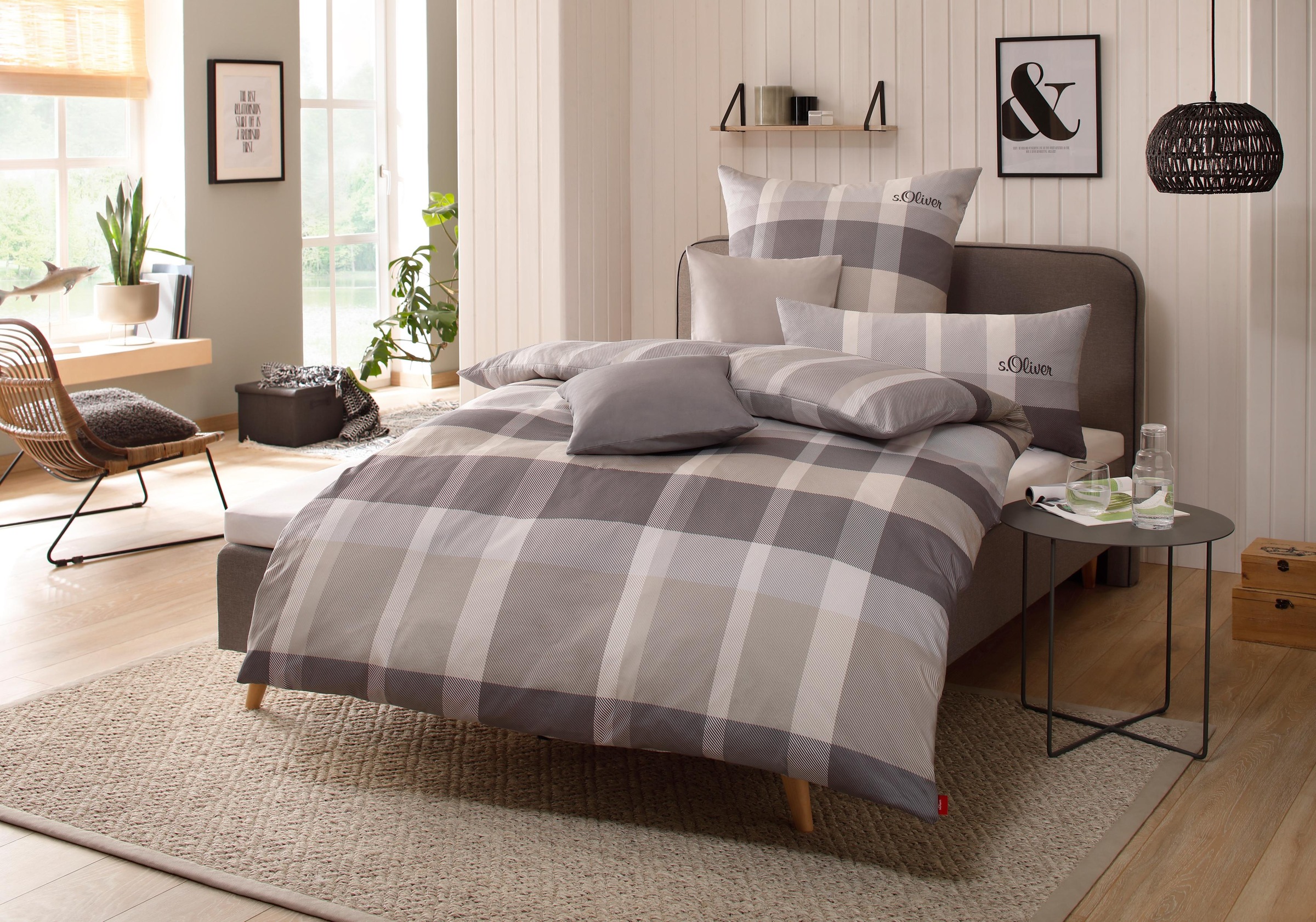s.Oliver Bettwäsche "Tabea in Gr. 135x200 oder 155x220 cm" 3 tlg. Markenbet günstig online kaufen