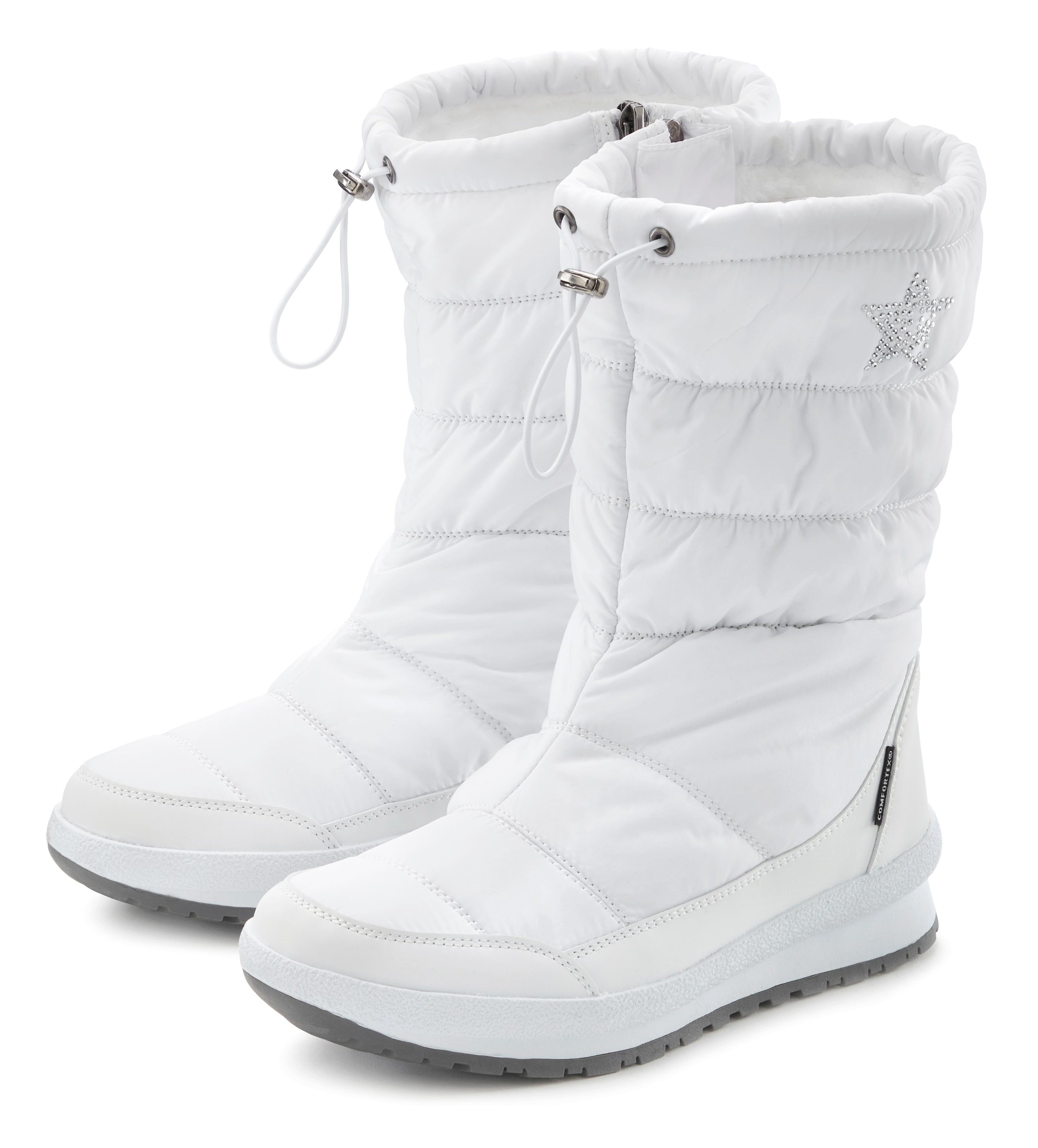 Winterstiefel, Stiefelette, Winterboots mit Warmfutter, wasserabweisend