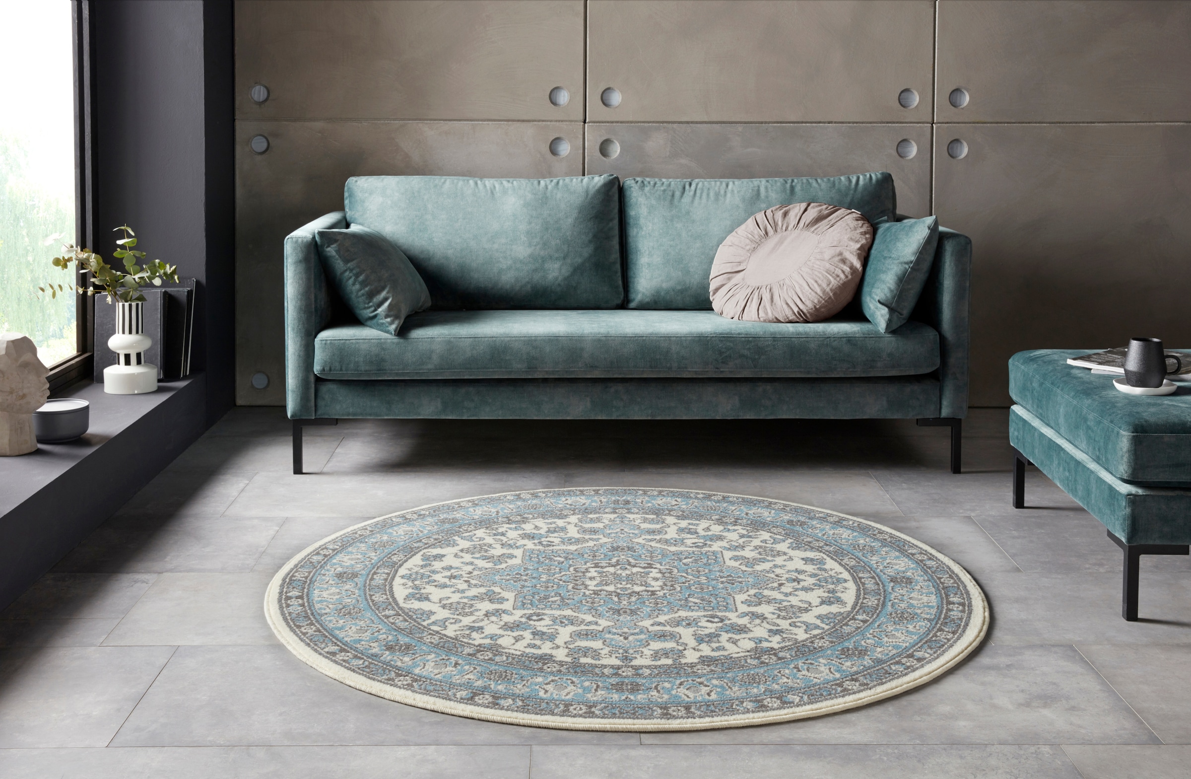 HANSE Home Teppich »Parun Täbriz«, rund, 9 mm Höhe, Kurzflor, Orient, Teppi günstig online kaufen