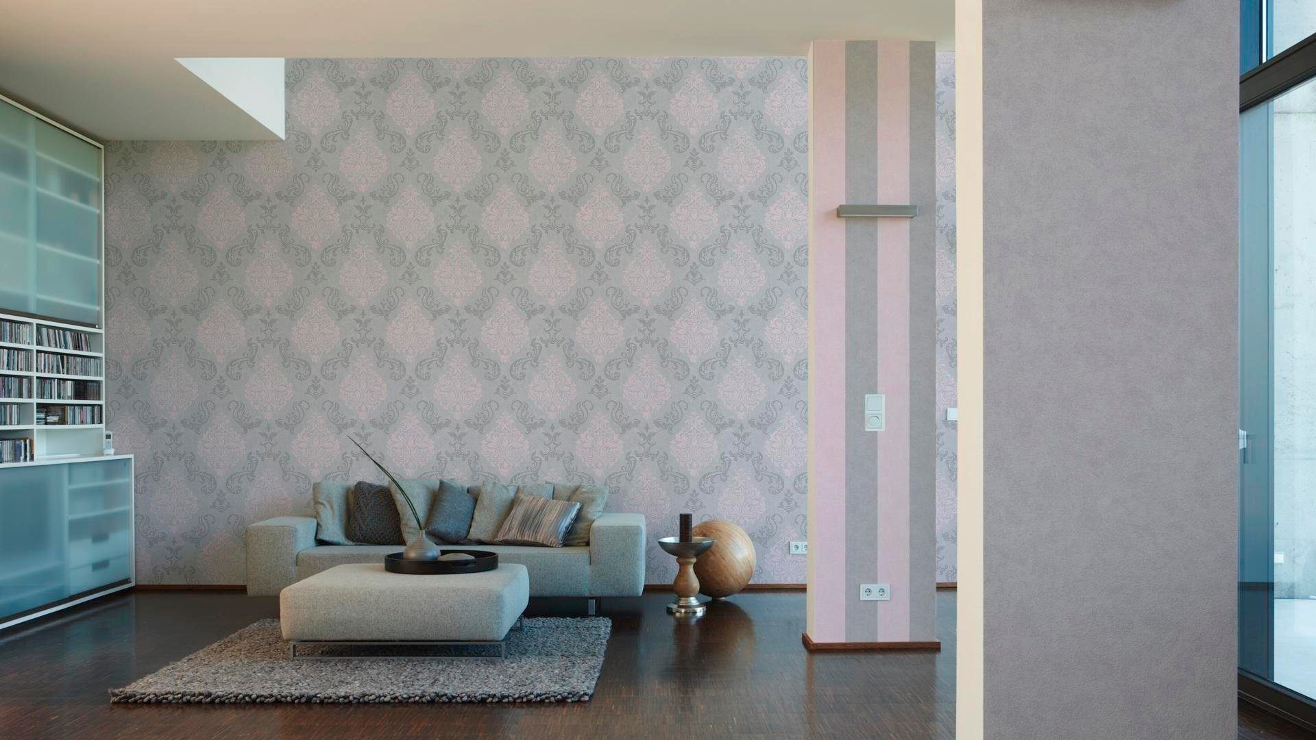 A.S. Création Vliestapete »Memory«, Barock-ornamental-gemustert, Tapete Barock Tapeten Wohnzimmer Schlafzimmer Küche Flur Design Optik