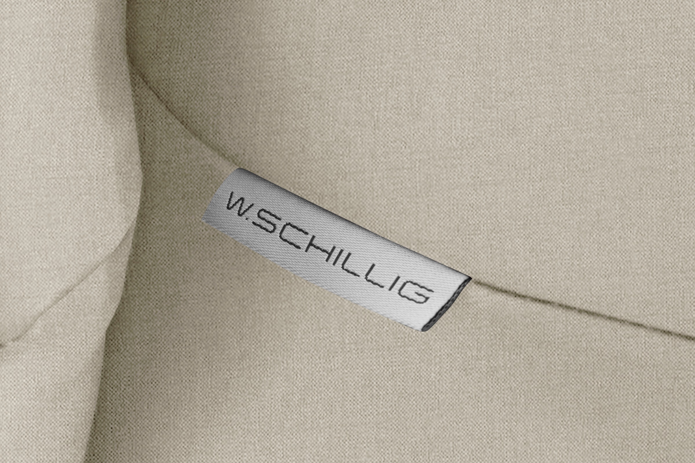 W.SCHILLIG 2-Sitzer »sherry«, Kopfstützenverstellung, Winkelfüße in Schwarz, Breite 194 cm