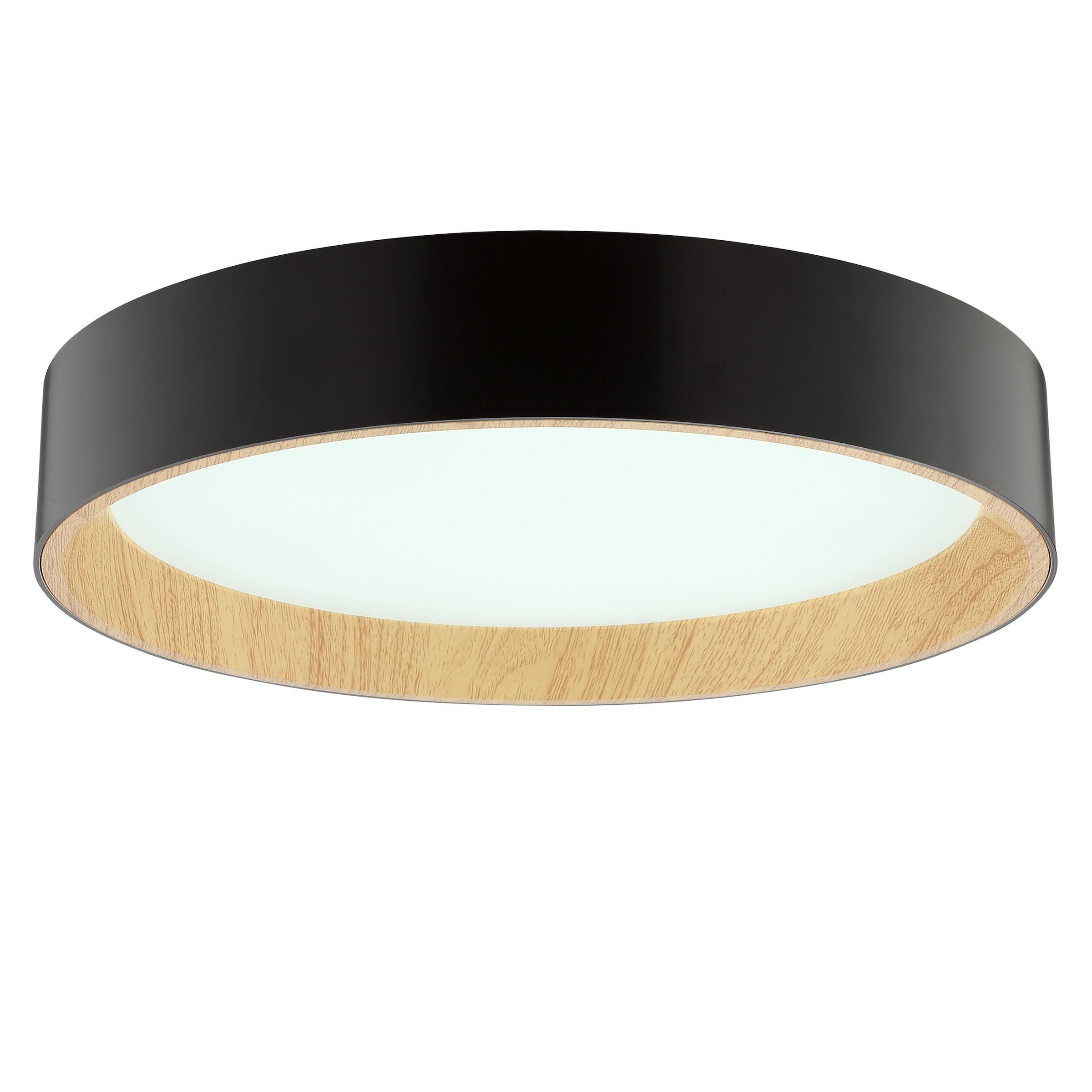 Brilliant LED Deckenleuchte »Larios« LED-Modul 1 Stk. warmweiß - kaltweiß Ø 39 cm, 2100lm, 3000-6500K, dimmbar, braun/schwarz