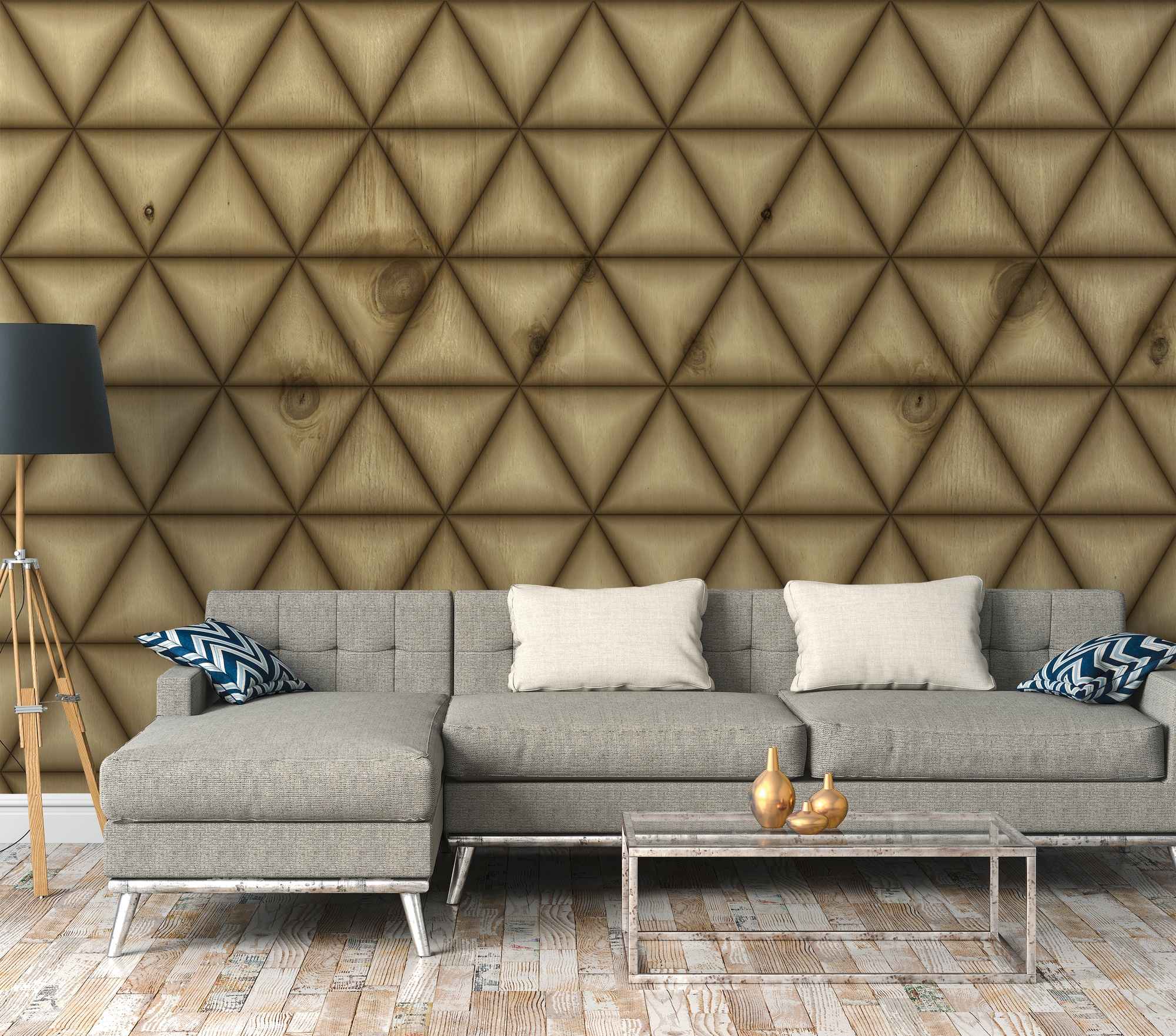 A.S. Création Vliestapete »Fototapete mit 3D-Effekt Holzoptik Beige Braun« günstig online kaufen