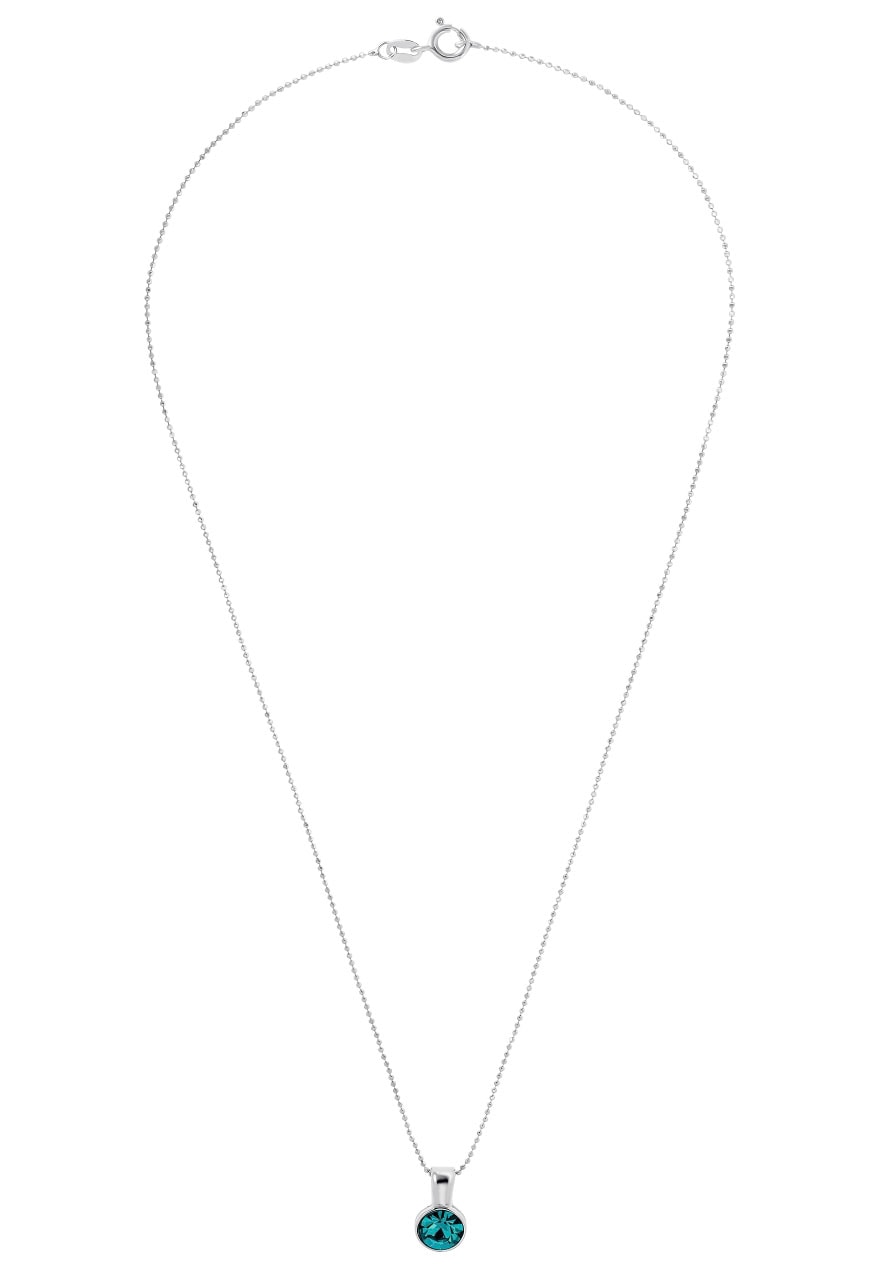 Amor Kette mit Anhänger »Blue Sparkle, 2016553«, mit Kristallglas