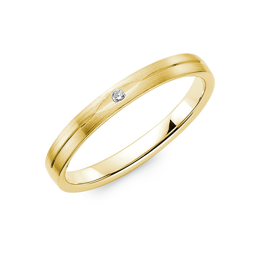 Phönix Trauring »Schmuck, Geschenk, Partnerring, Ehering, Goldring«, Made in Germany - wahlweise mit oder ohne Brillant