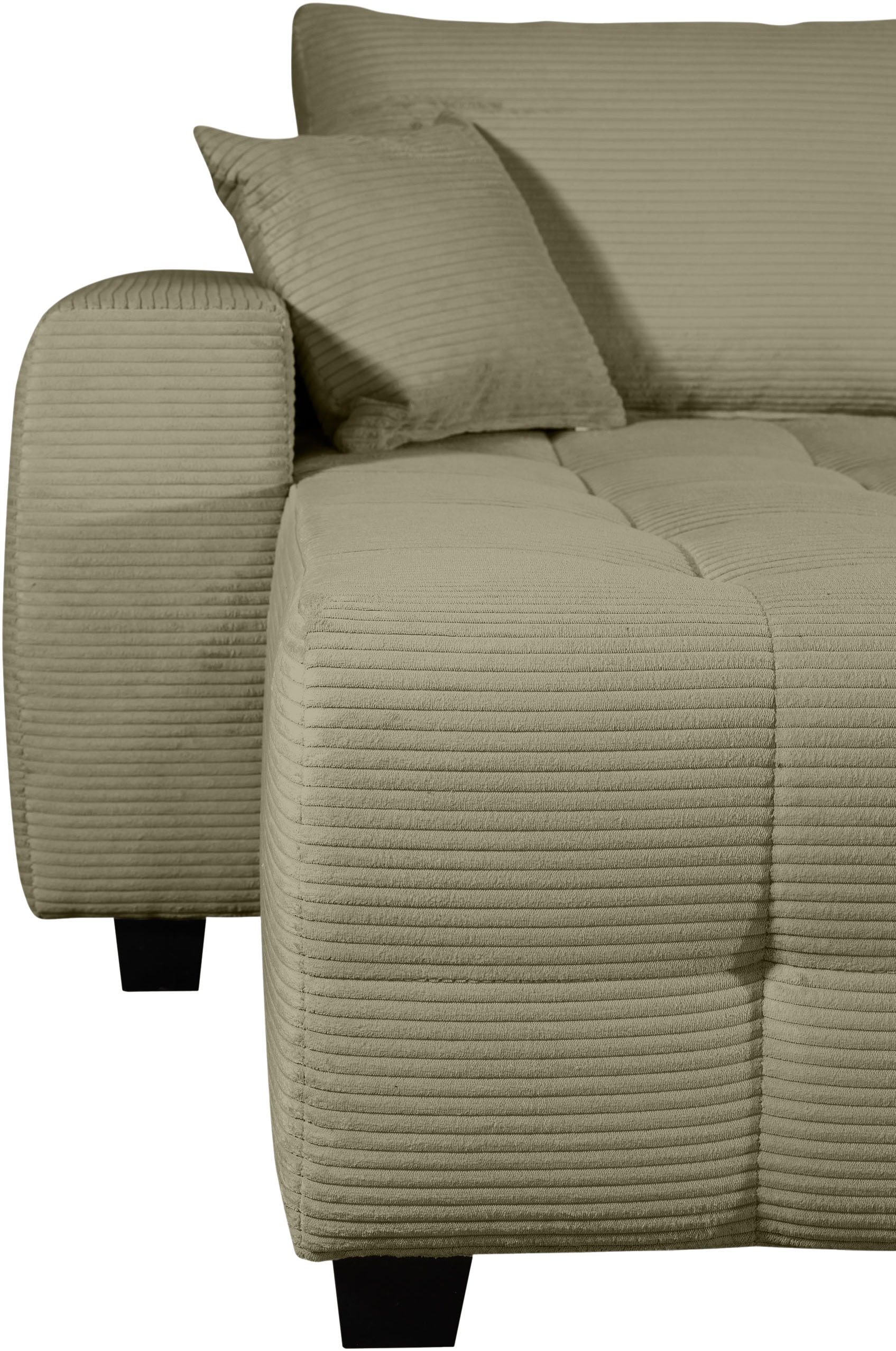 OTTO home Wohnlandschaft »Bella U-Form, B: 314 cm, inkl. Schlaffunktion, auch in Cord« inkl. Bettkasten, Bonellfederkern, extra große Liegefläche: 269x135cm
