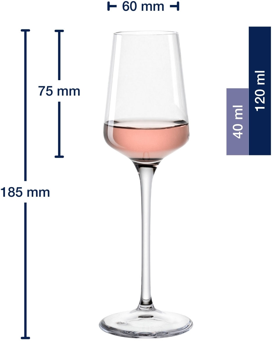 LEONARDO Schnapsglas »Grappaglas PUCCINI, 120 ml, 6er-Set«, (Set, 6 tlg.), Spülmaschinenfest und langlebig
