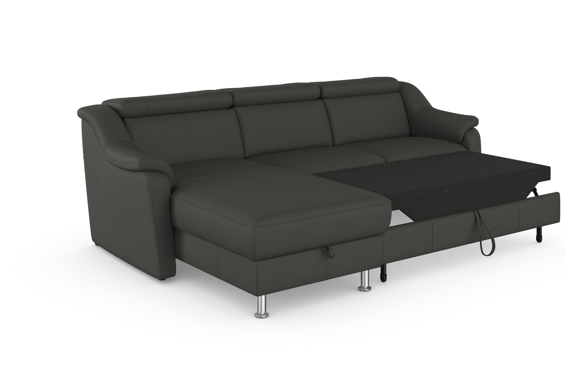 sit&more Ecksofa »Freetown L-Form«, inklusive Kopfteilverstellung und komfortablem Federkern