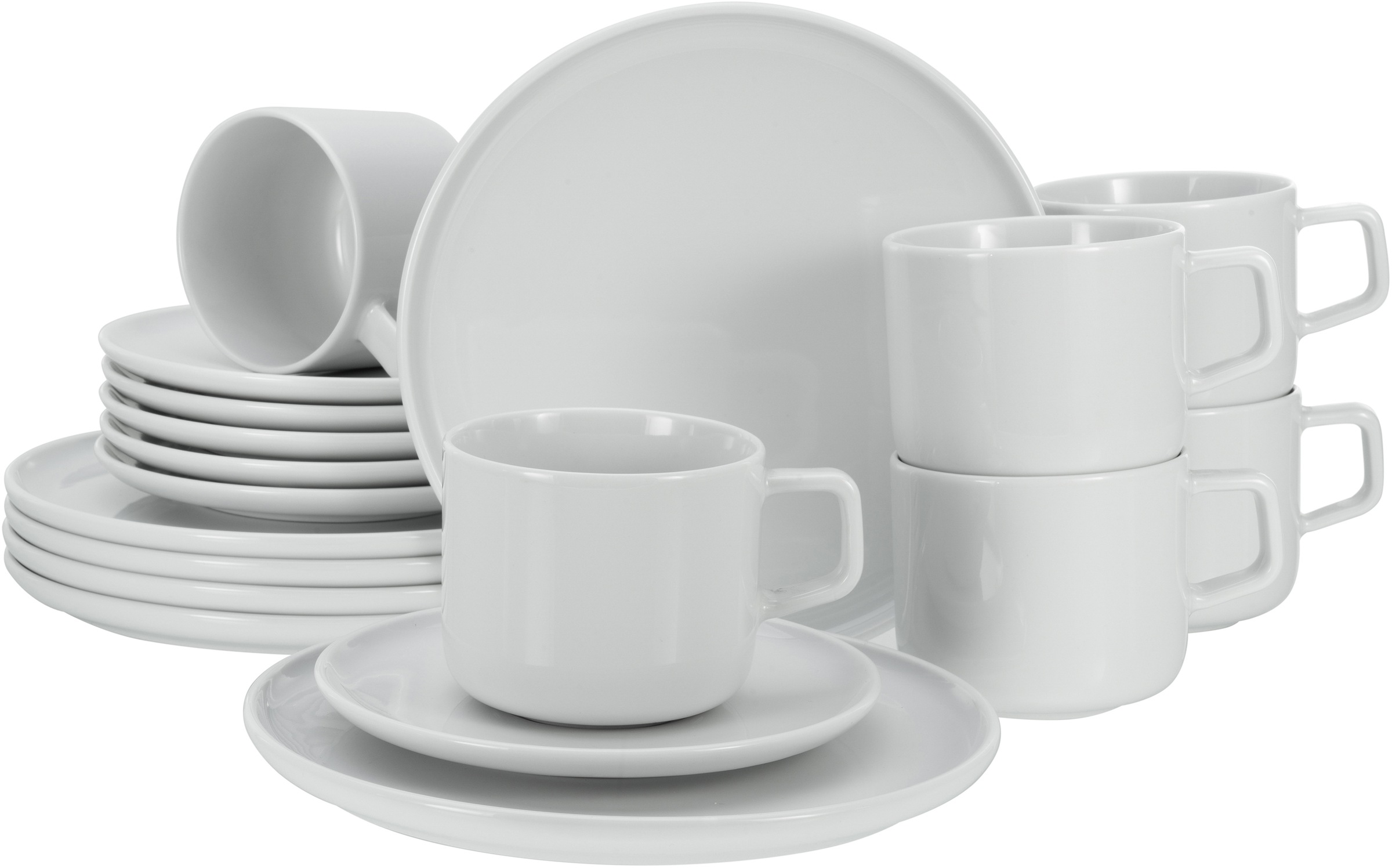 CreaTable Kaffeeservice »Chef Collection«, (Set, 18 tlg., Kaffeegeschirr fü günstig online kaufen