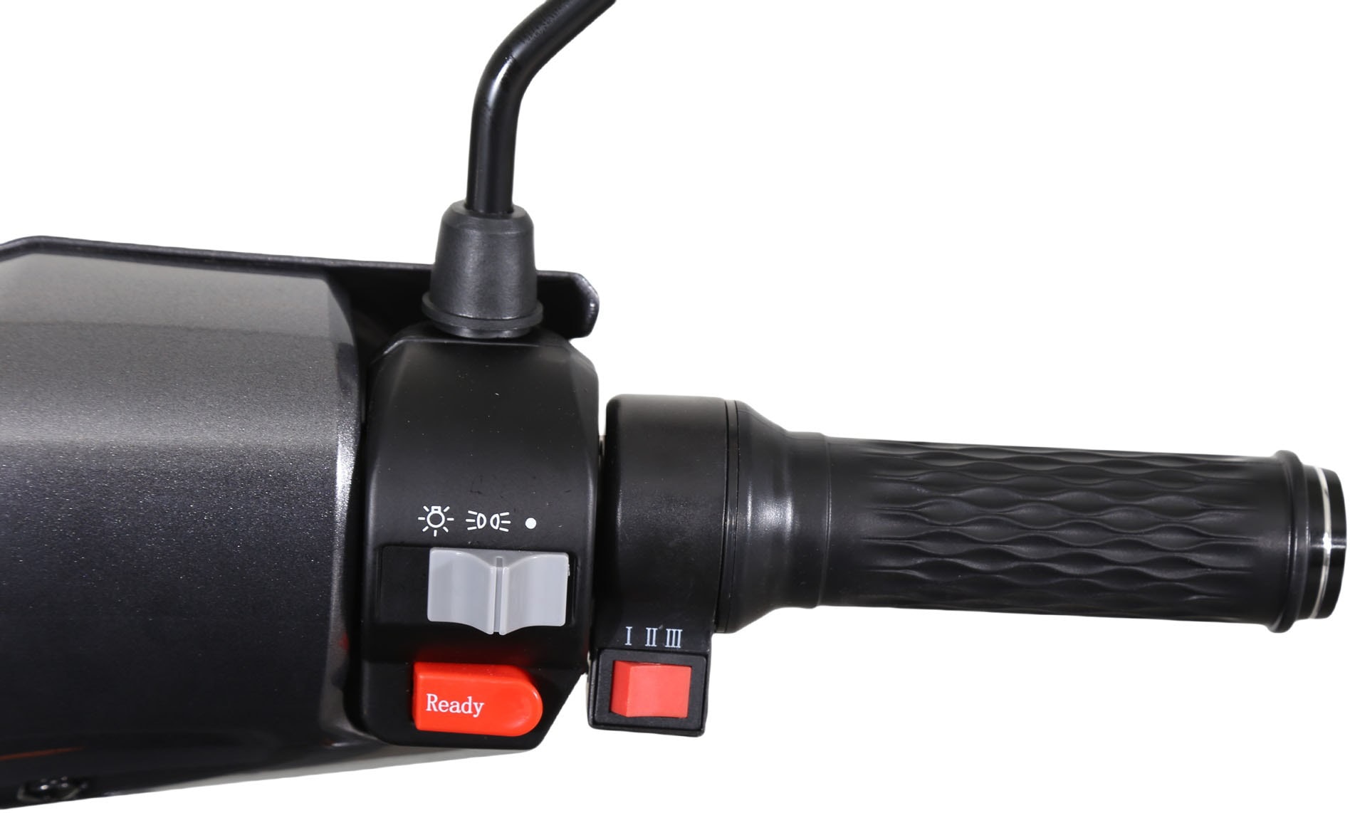 Zündapp Elektromobil »Zündapp Volt 1000W 20 km/h inkl. Topcase und Dach dunkelgrau«, Topcase, Dach