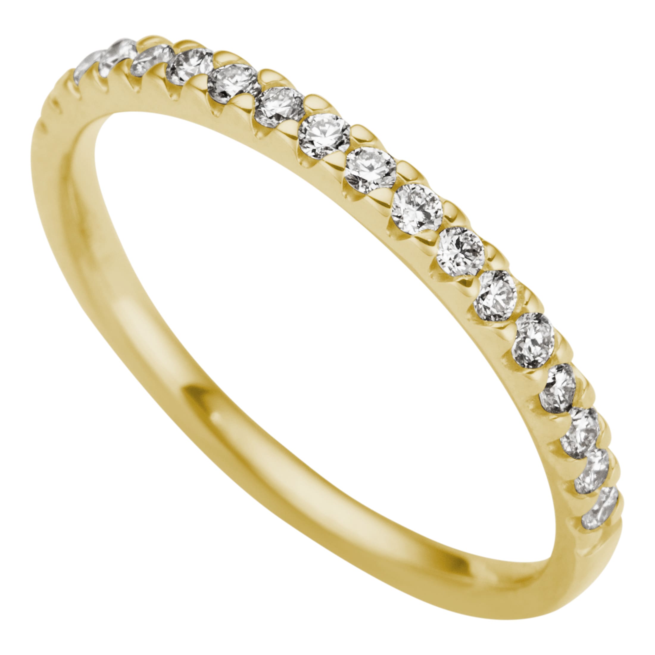 Firetti Goldring »Schmuck Geschenk Gold 333 Damenring Vorsteckring Memoire Lab Grown« mit Brillanten