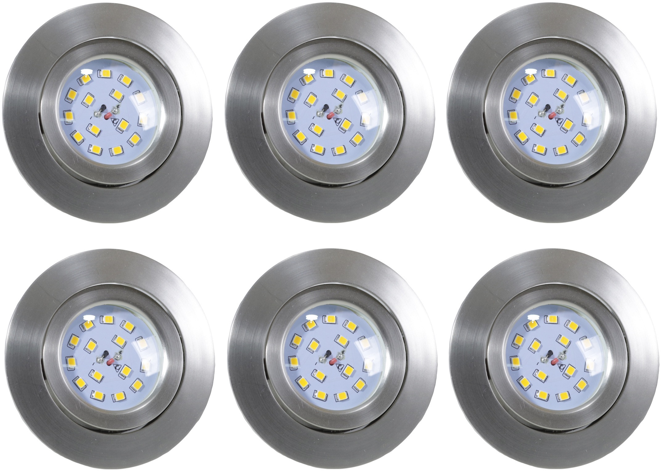 B.K.Licht LED ultra-flach Deckenleuchte auf Rechnung flammig-flammig, 6 Spots bestellen Einbaustrahler Einbaulampe LED dimmbar »Mano«, Einbauleuchte
