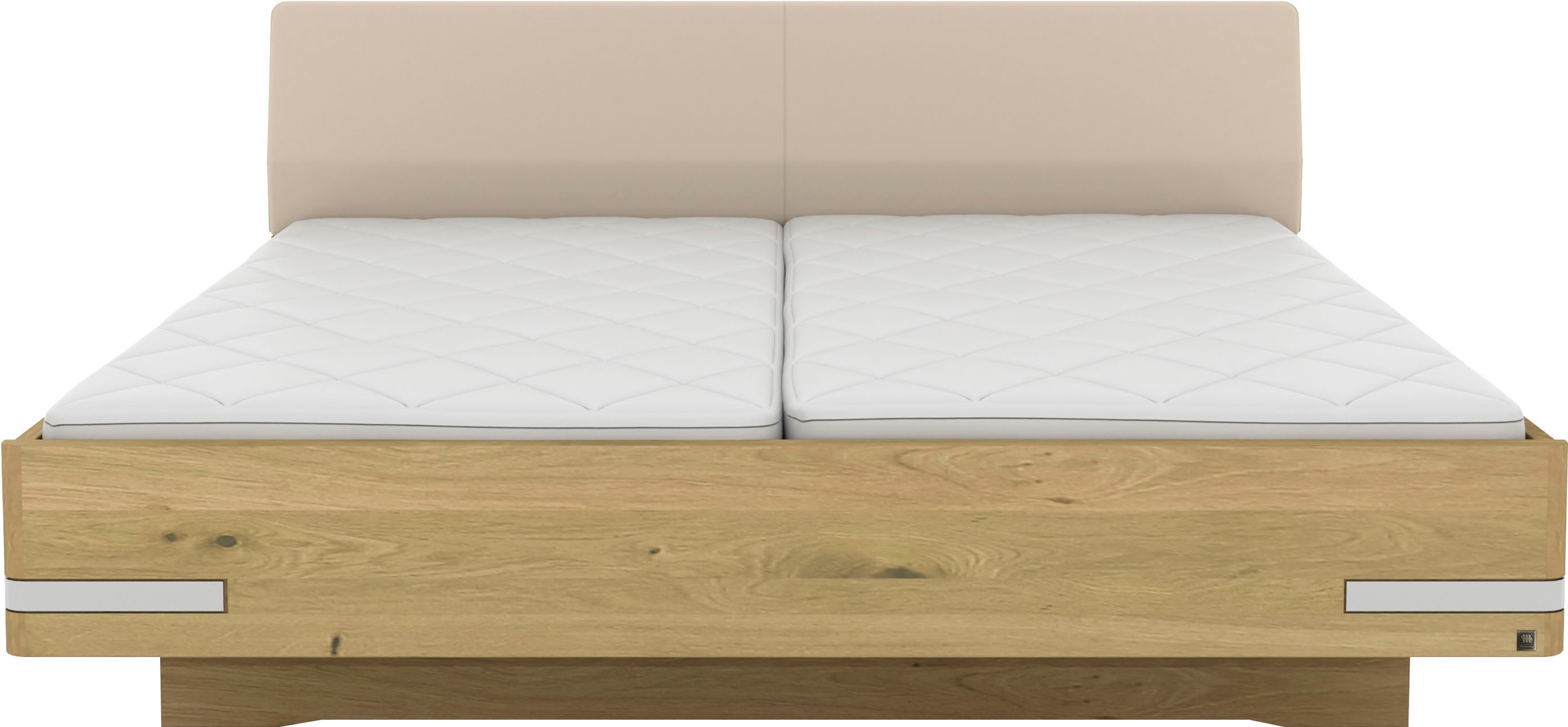 Musterring Holzbett »Savona, Bettgestell, Bettrahmen, teilmassiv Bianco-Eic günstig online kaufen