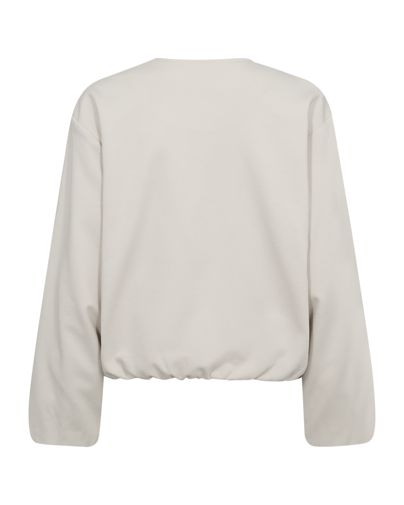 FREEQUENT Blouson »FQNANNI-JACKET« ohne Kapuze ohne Kragen, mit Reißverschluss