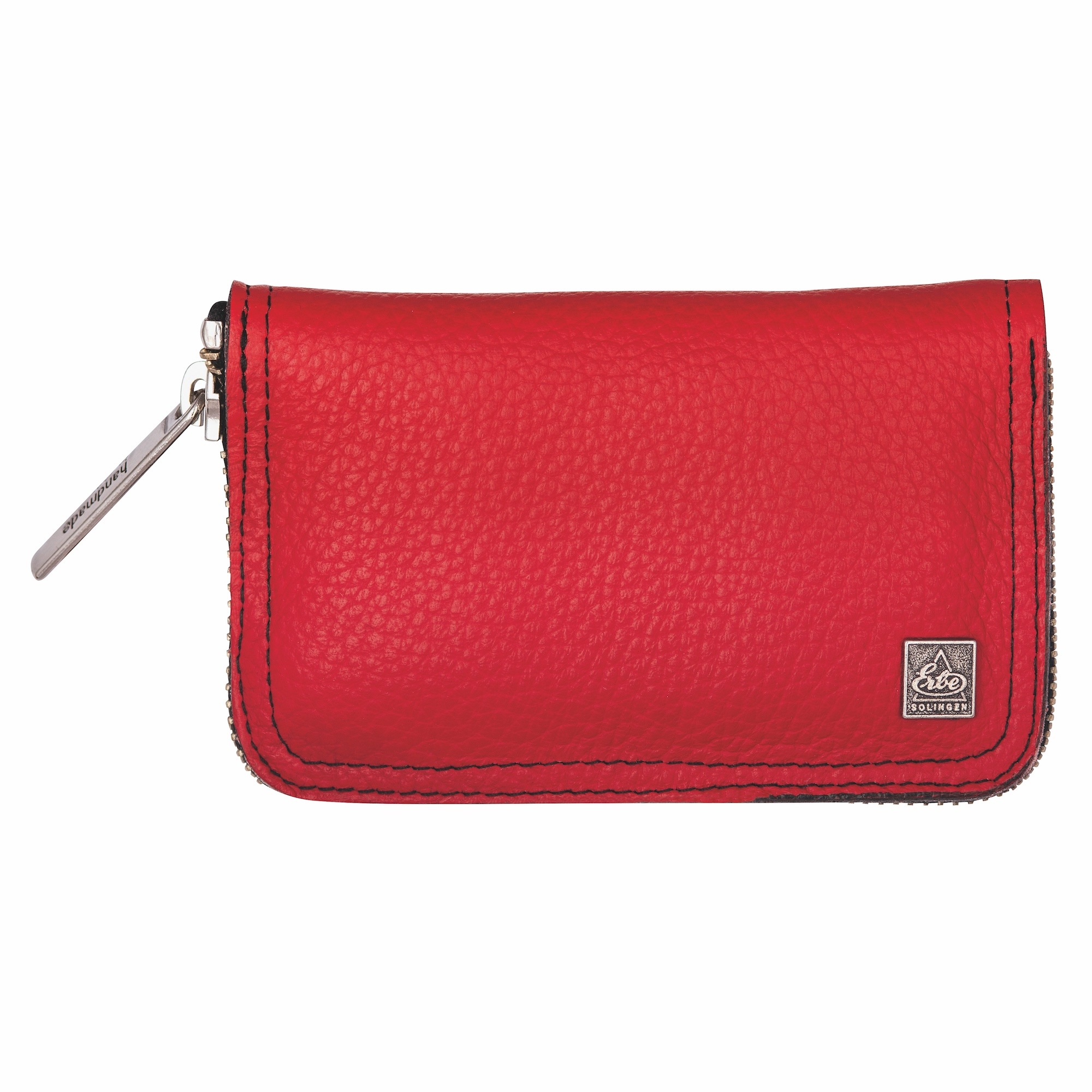 ERBE Maniküre-Etui »Colorado«, (Set, 4 tlg.), Echtleder, Kontrastnähte, Druckknopfverschluss, rostfreie Instrumente
