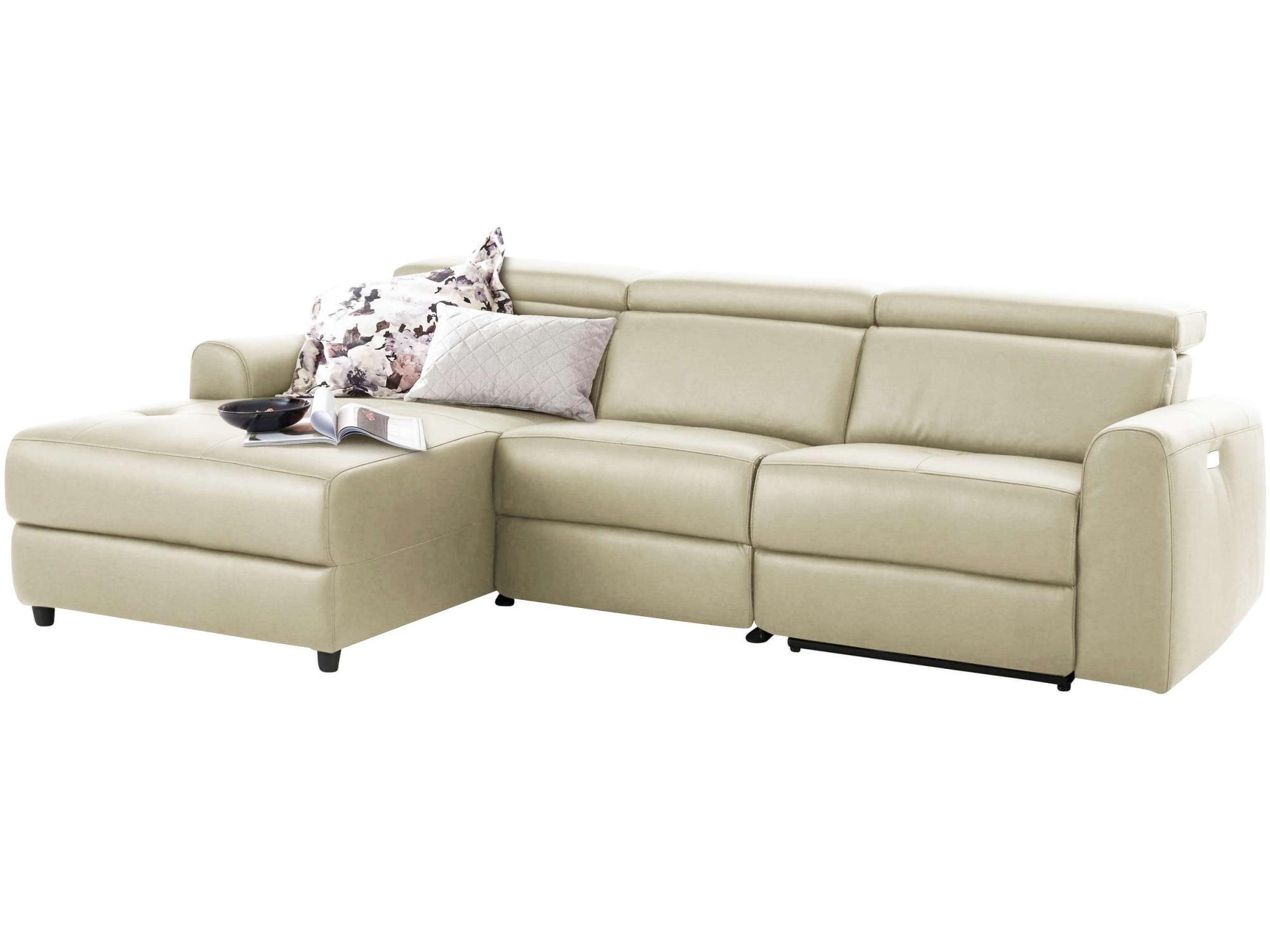 Home affaire Ecksofa »Sentrano, L-Form,«, 275 cm, man. o. elektr. Relaxfunktion und USB/Kopfverstellung