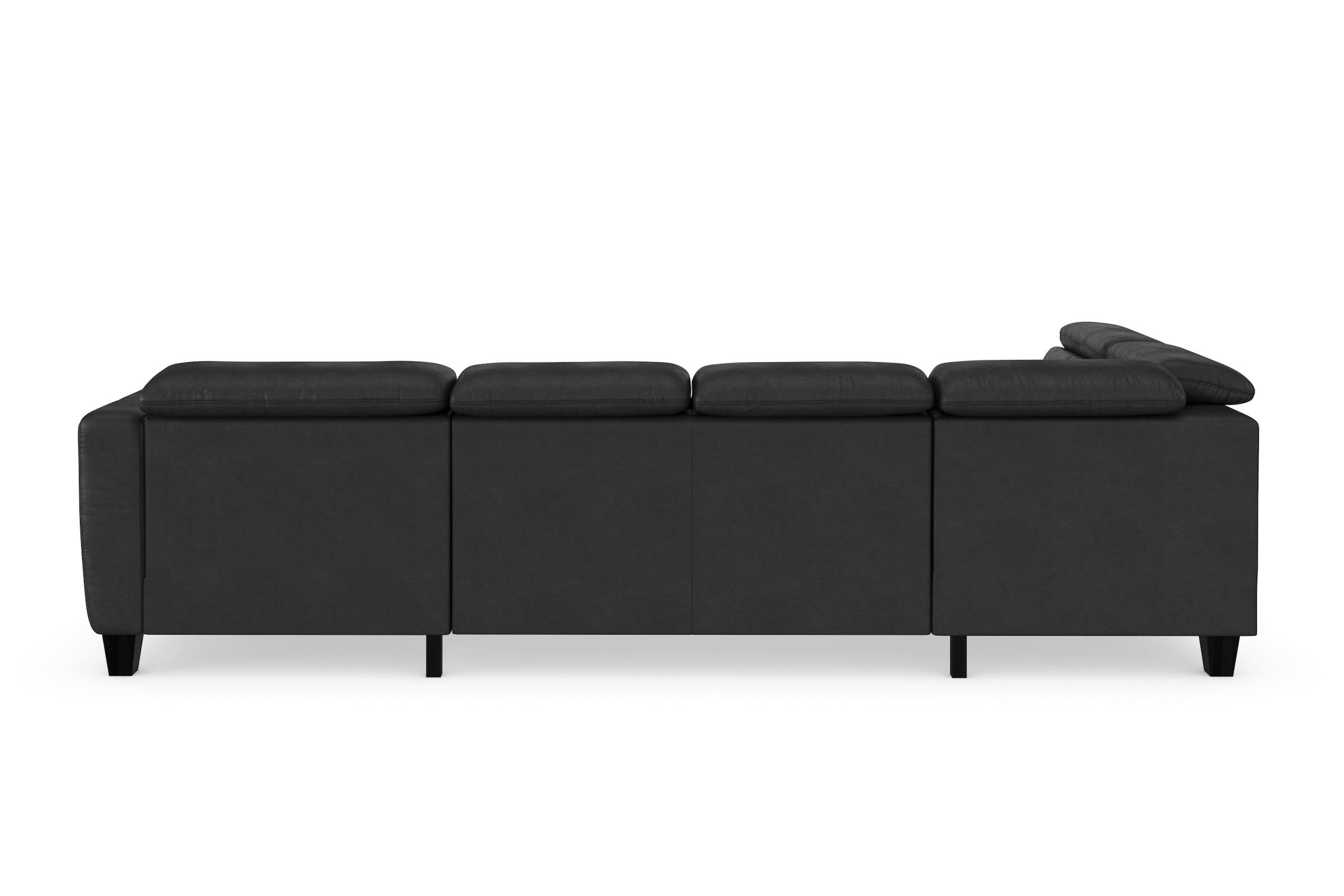 sit&more Wohnlandschaft »Belluci U-Form«, Kopfteilverstellung und Federkern, wahlweise mit Bettfunktion