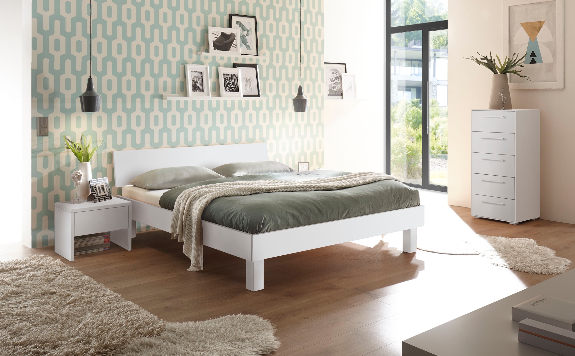 HASENA Holzbett »Forti« Fußhöhe 25 cm