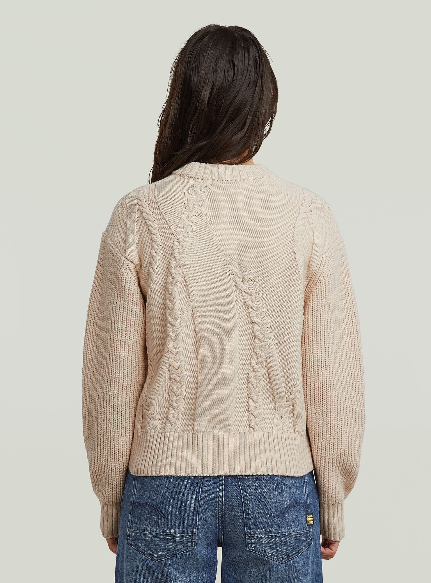 G-STAR Longpullover »Big Cable Knit Pullover«