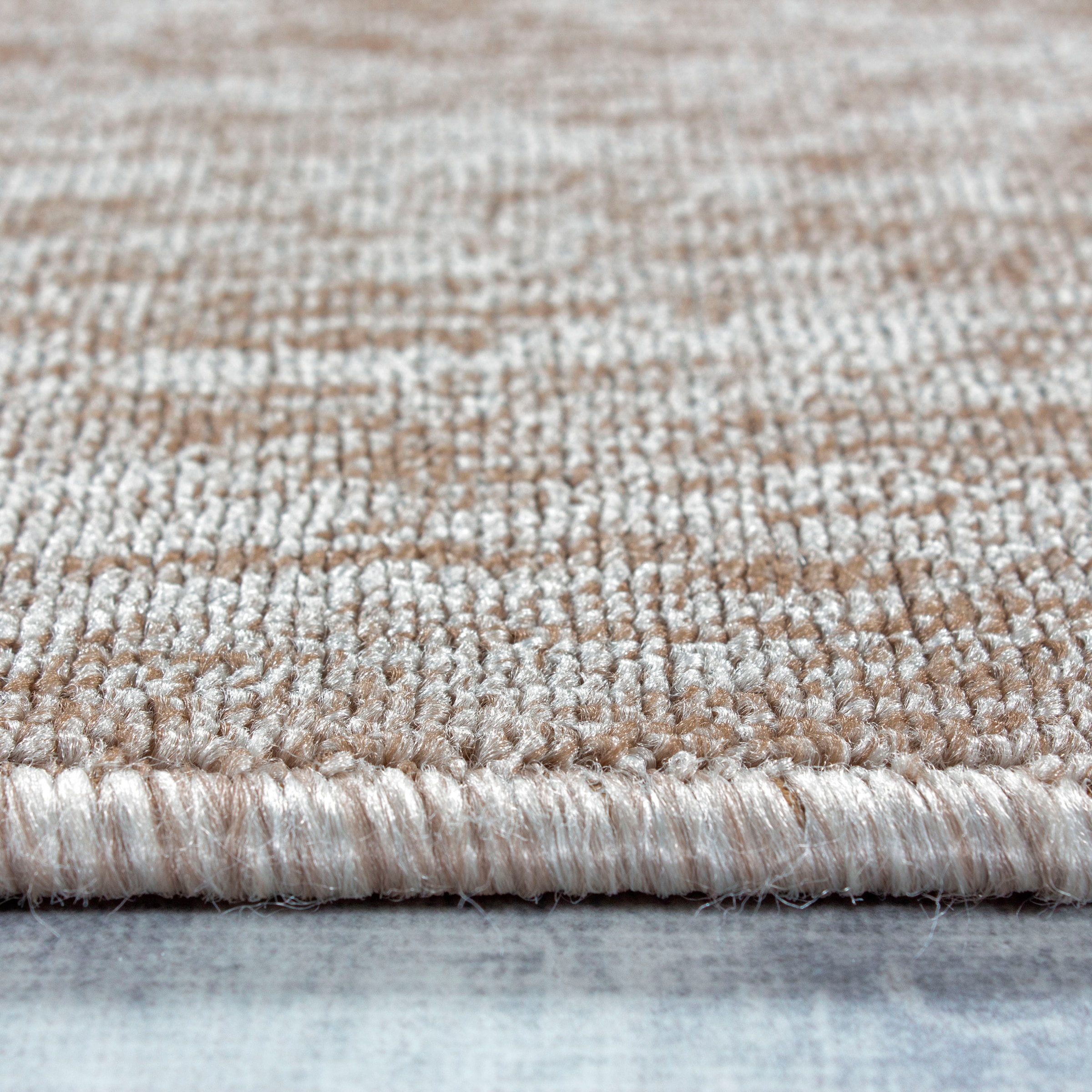 Ayyildiz Teppiche Teppich »Nizza 1800 Kurzflorteppich«, rechteckig, 6 mm Höhe, pflegeleicht, leicht melierter Kurzflor, ringsum gekettelt, Wohnzimmer