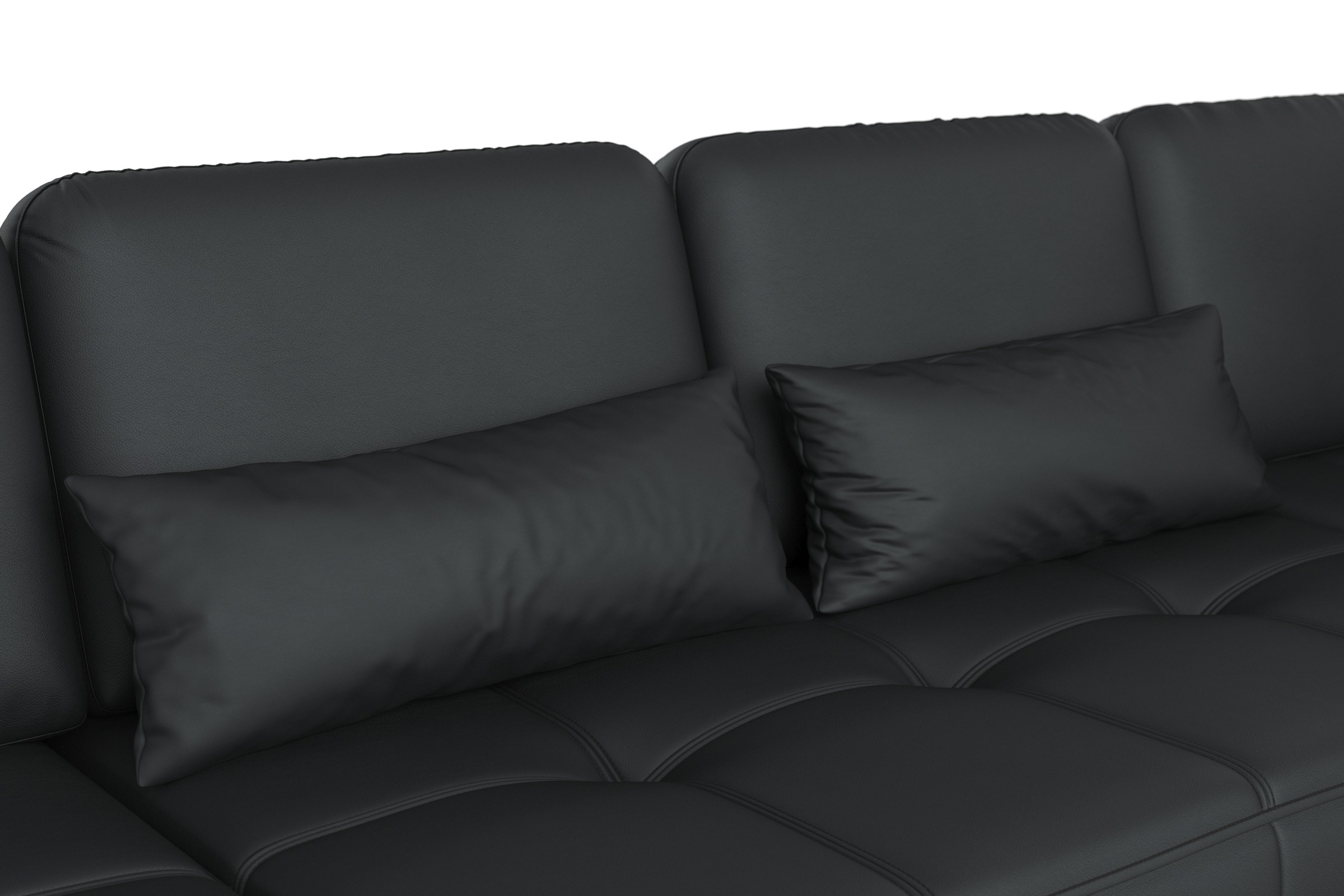 sit&more Wohnlandschaft »Bendigo U-Form«, inklusive Sitztiefenverstellung, Bodenfreiheit 12 cm, in 2 Fußfarben