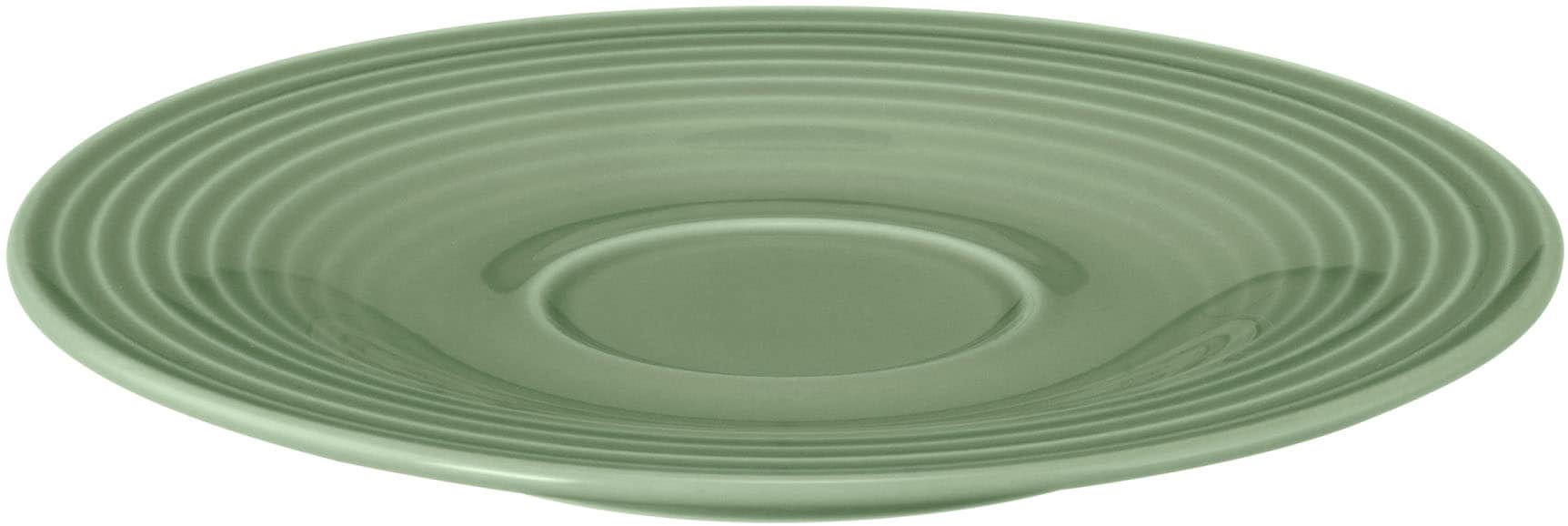 Seltmann Weiden Teeservice »Geschirr-Set Beat«, (Set, 18 tlg., 6 x Teeobertasse, 6 x Kombi-Untertasse klein, 6 x Brotteller), Teller, Tassen, Untertassen, Rillendekor, 18 Teile, für 6 Personen