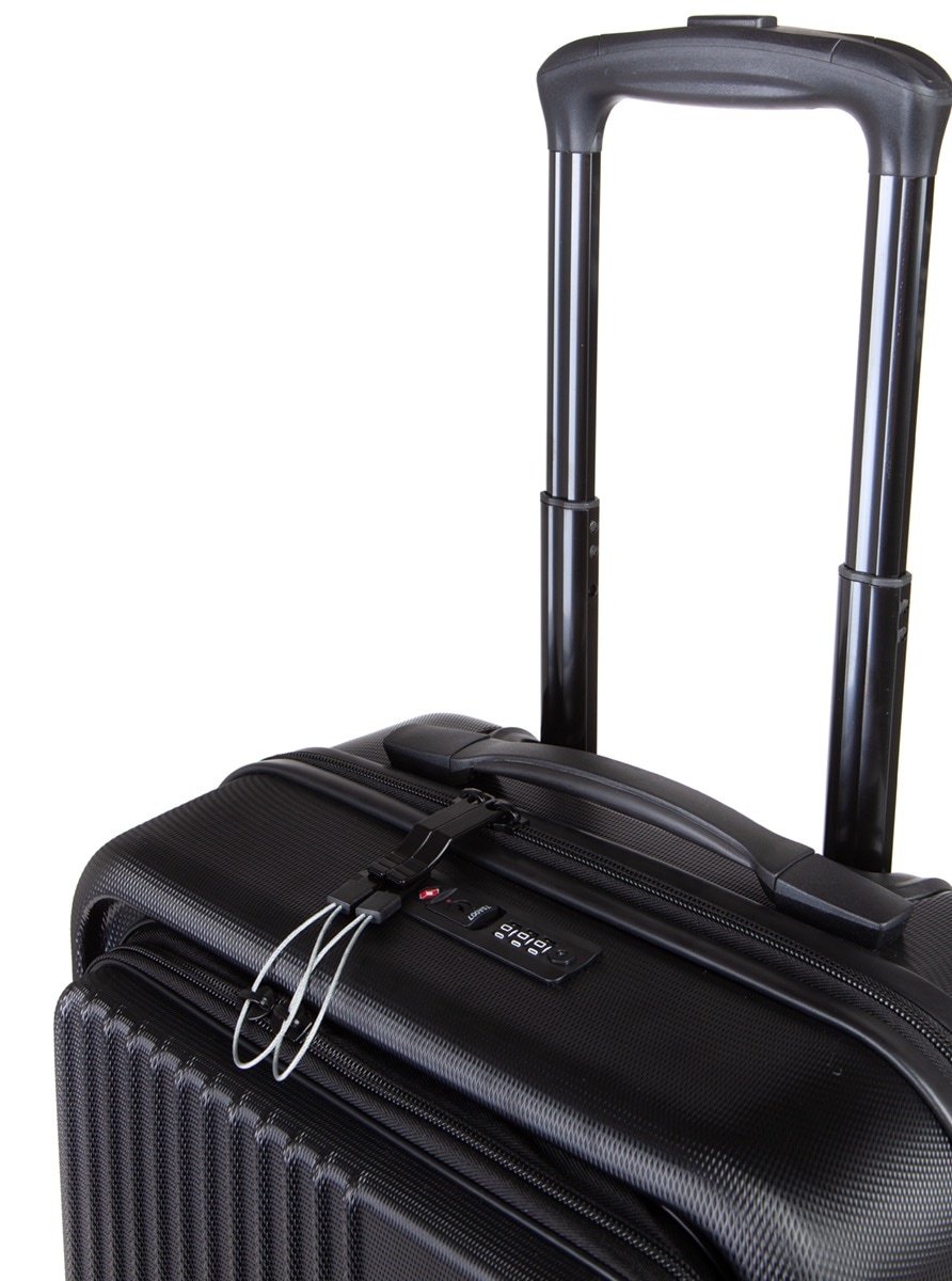 VALENTINO BAGS Koffer »LEXPLOR, 55 cm«, 4 Rollen, Handgepäck-Trolley Reisegepäck Hartschalenkoffer Easy-Access Frontfach