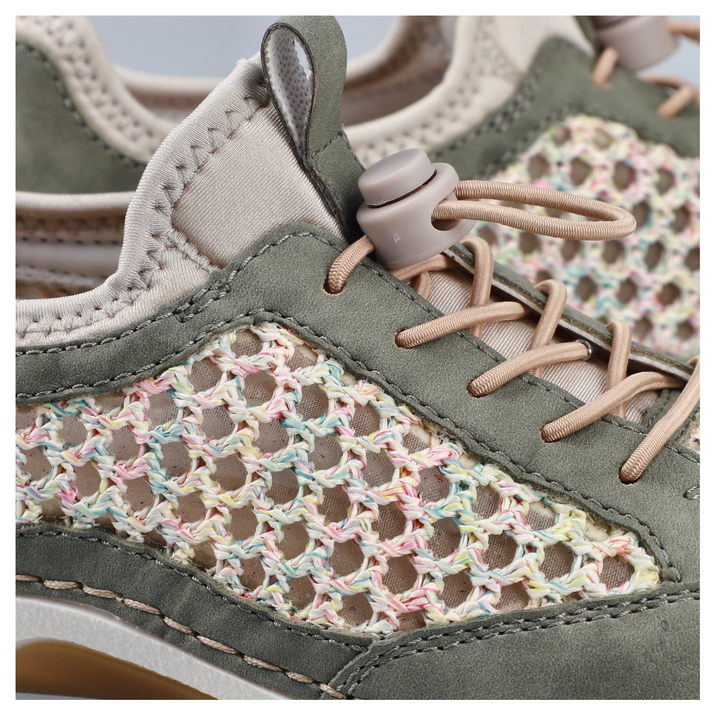 Rieker Slip-On Sneaker  Slipper, Freizeitsneaker, Halbschuh mit Schnellverschluss