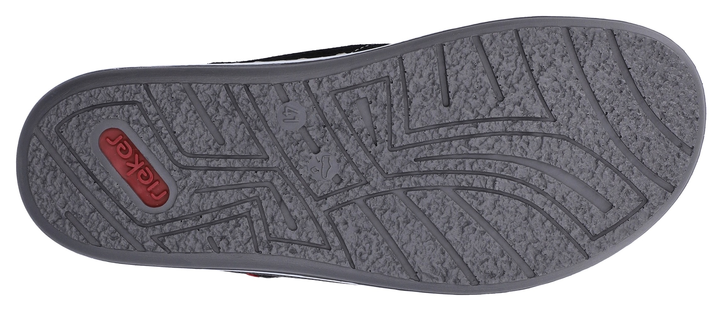 Rieker Pantolette  Sommerschuh, Schlappen, Poolslides, mit Kontraststeppung