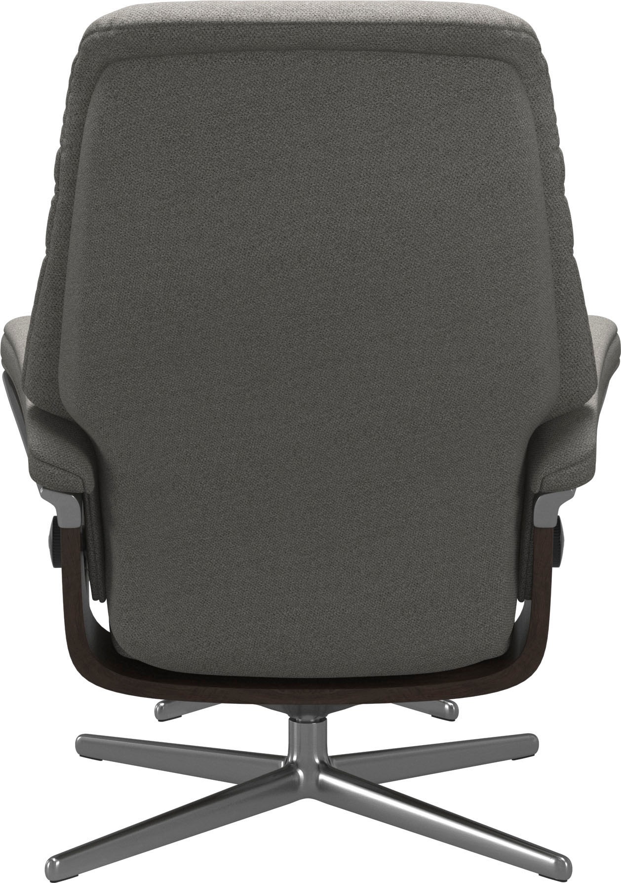 Stressless® Relaxsessel »Sunrise«, (Set, Relaxsessel mit Hocker), mit Hocker, mit Cross Base, Größe S, M & L, Holzakzent Wenge
