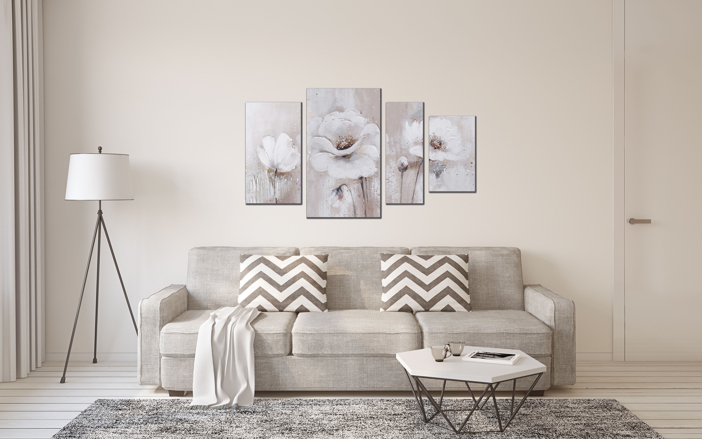 Bönninghoff Ölgemälde, Blumen-Blumenbilder-Pflanzen-Kunst-Gemälde, (1 St.), günstig online kaufen