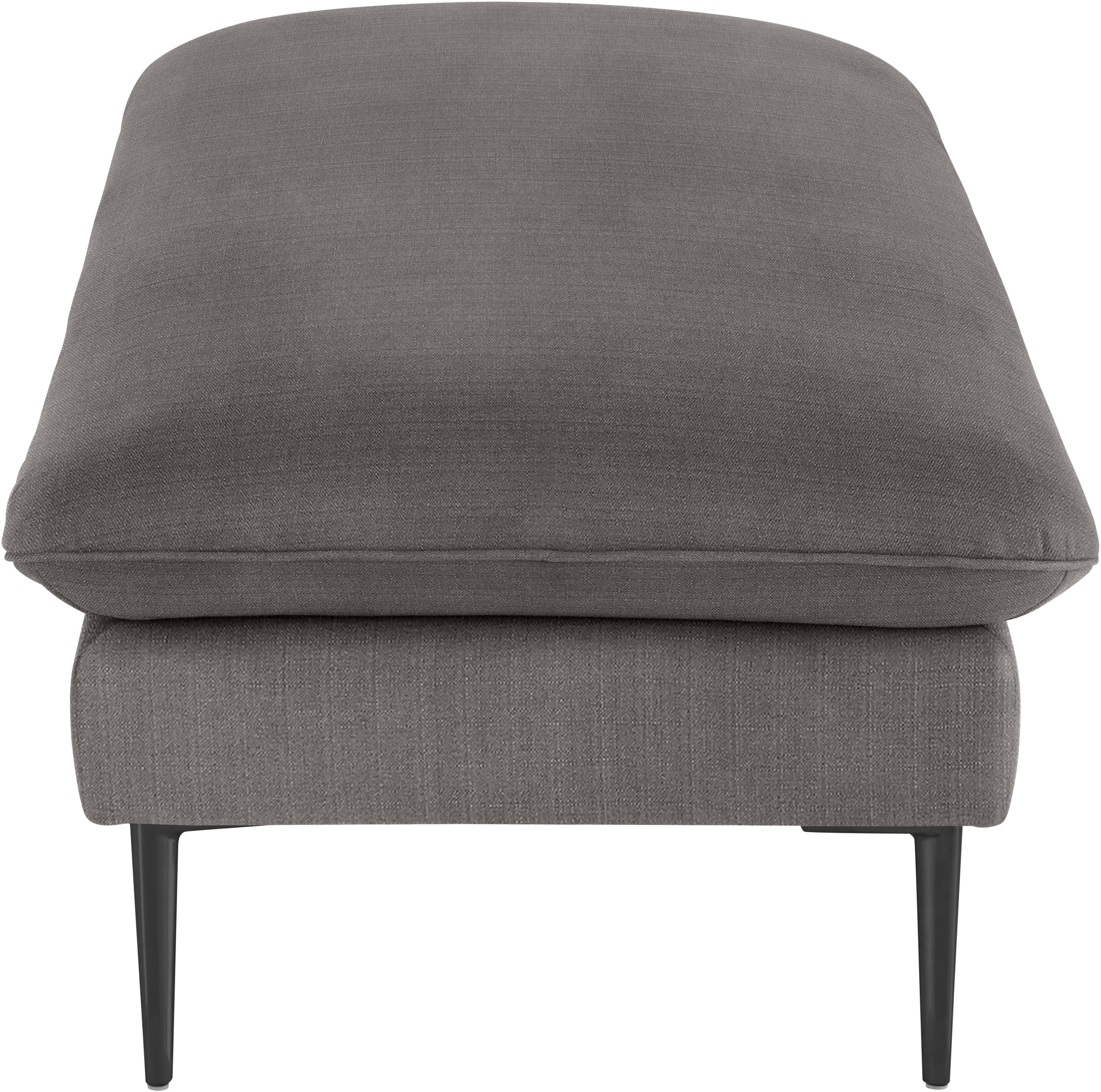 W.SCHILLIG Hocker »enjoy&MORE«, Füße schwarz pulverbeschichtet, Breite 151 cm