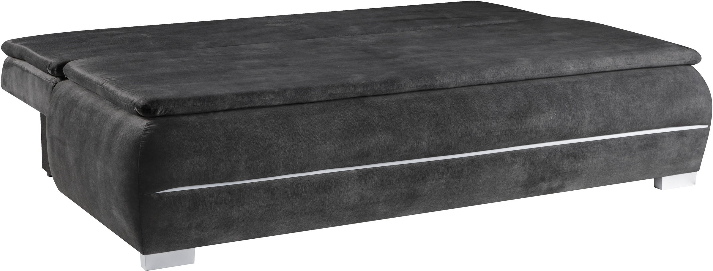WERK2 Schlafsofa »Tekla LED«, 2-Sitzer Schlafcouch mit Bettkasten & stylischer RGB-LED-Beleuchtung