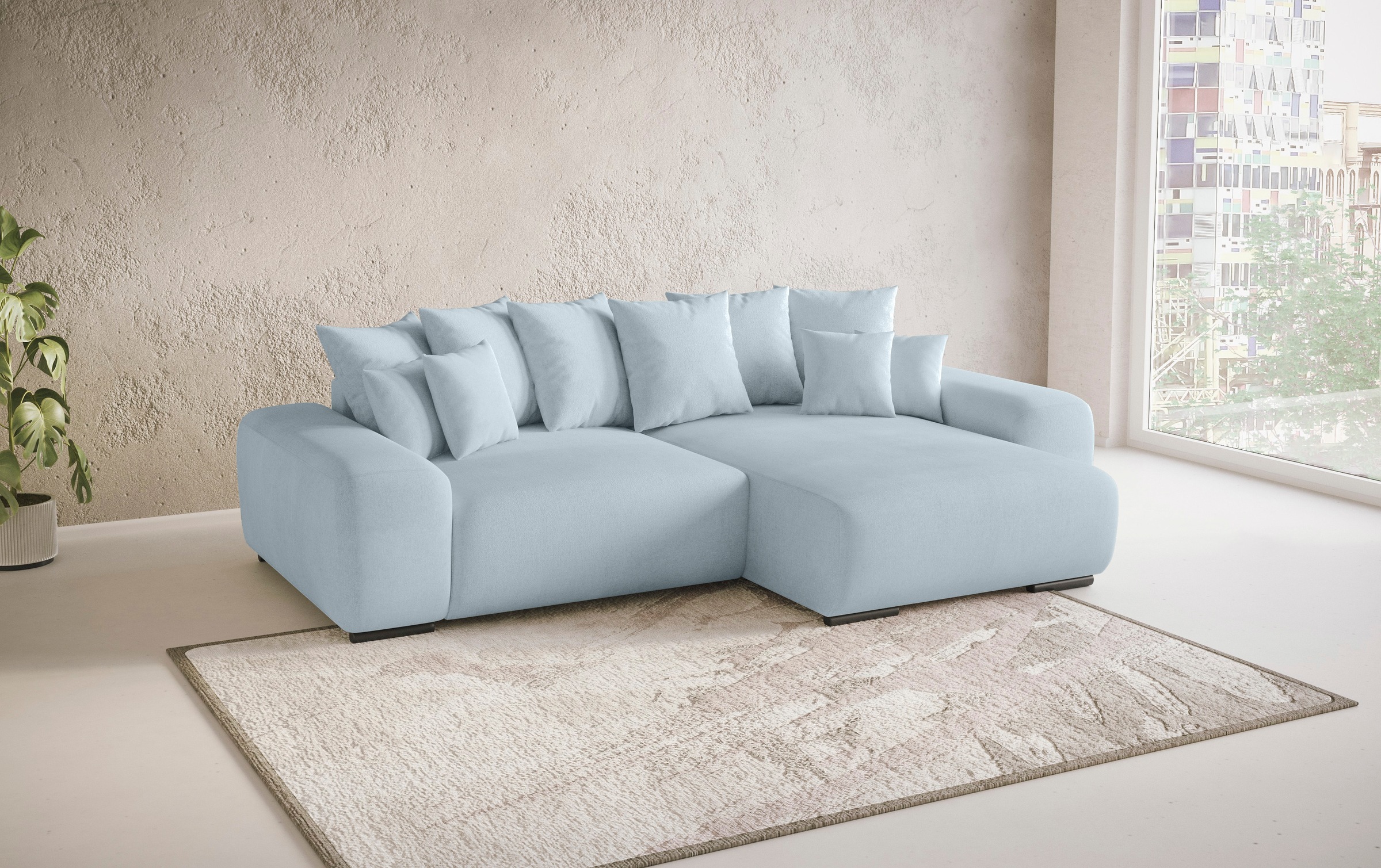 Mr. Couch Polsterecke »Sundance, L-Form«, Dauerschläfer mit Bett, Bettkaste günstig online kaufen
