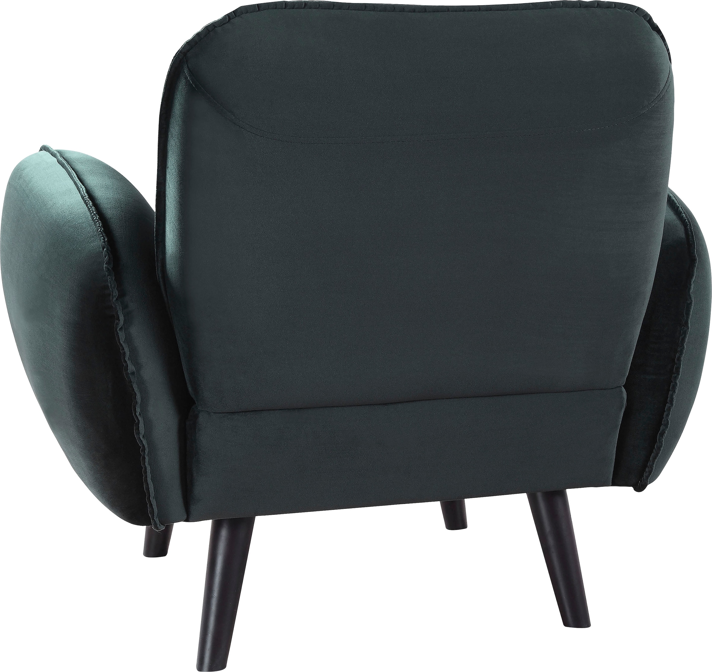 ATLANTIC home collection Sessel »Ben«, mit Wellenunterfederung,  Massivholzfüße, frei im Raum stellbar online kaufen