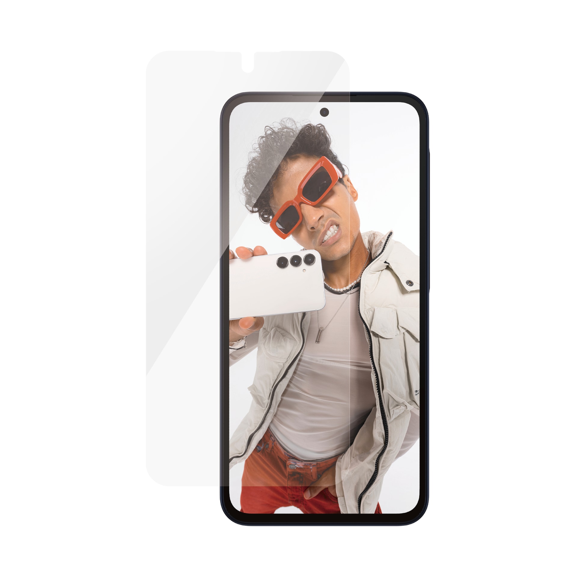 SAFE by PanzerGlass Displayschutzglas »Ultra Wide Fit Screen Protector«, für Samsung A35 5G, Displayschutzfolie, Displayschutz, Bildschirmschutz stoßfest kratzfest
