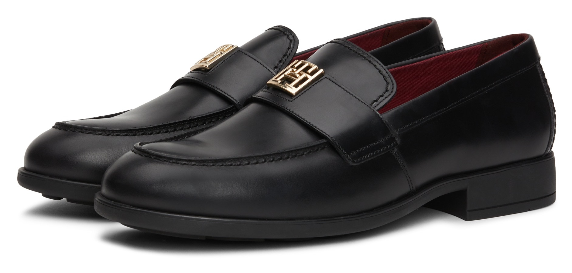 Loafer »TH LEATHER CLASSIC LOAFER«, Slipper, Halbschuh, Schlupfschuh mit Zierriegel,...