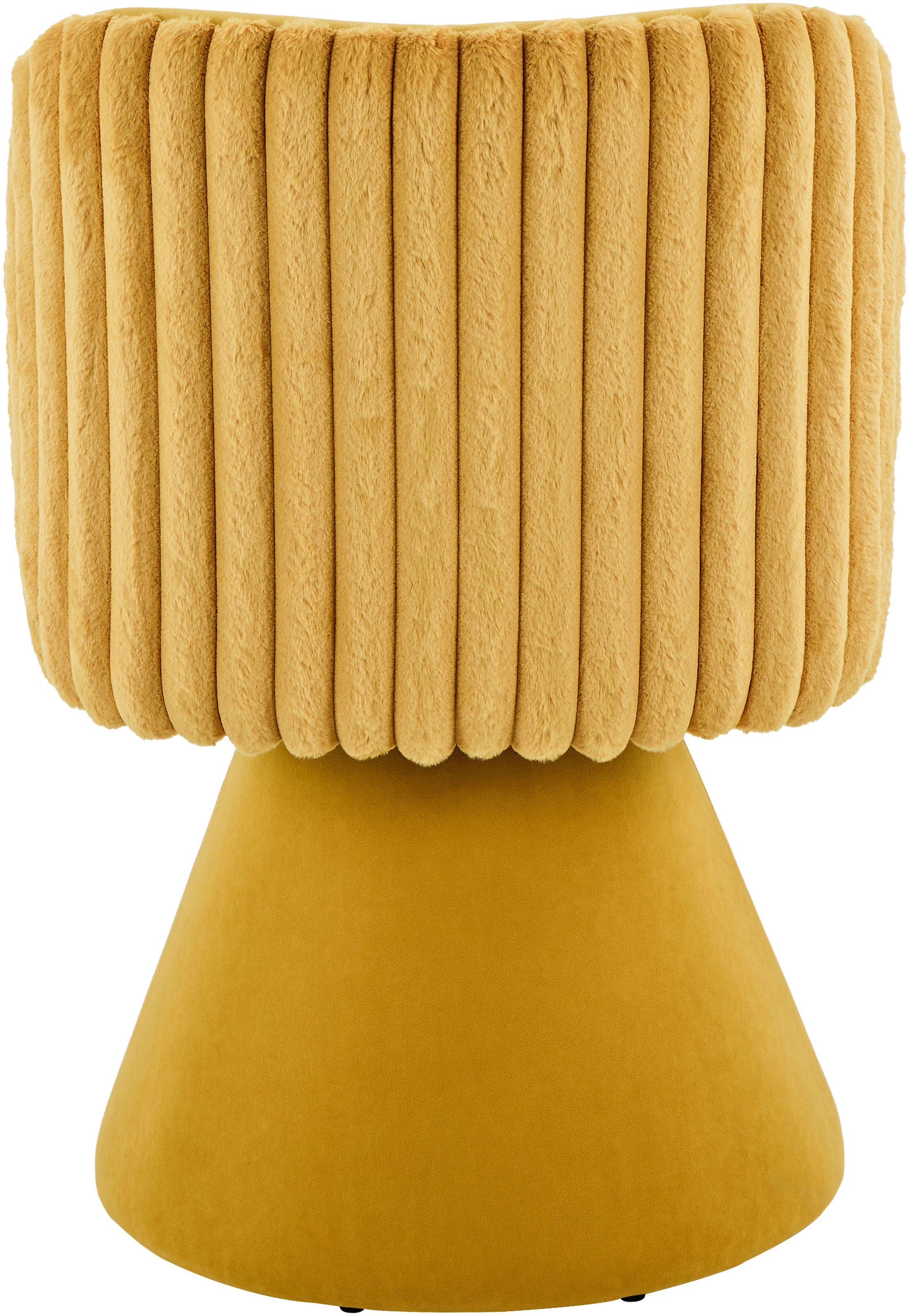 HELA Drehstuhl »BARI I« (Set) 2 Stk.360° drehbar, Polsterfuß, Materialkombi, Außen Felloptik Innen Velvet