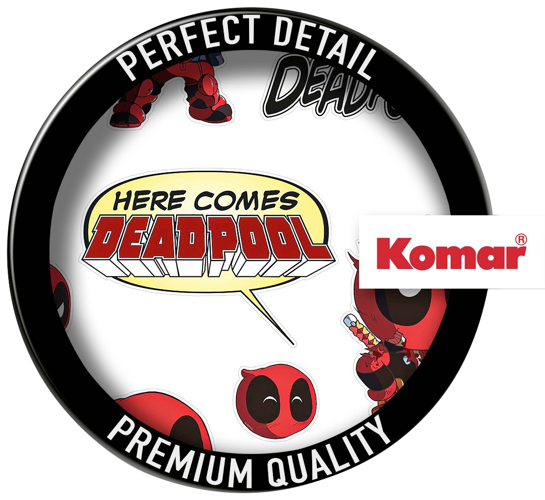 Komar Wandtattoo »Deadpool Cute - Größe 50 x 70 cm«, (12 St.), selbstklebend, Wandsticker, Kinderzimmer