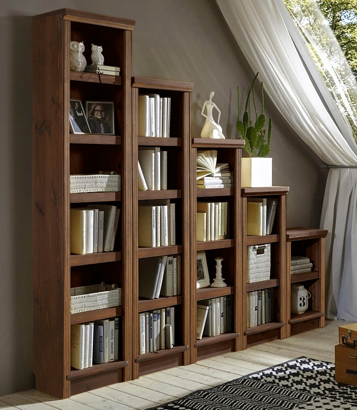 Home affaire Standregal »Soeren Stege« aus massiver Kiefer, Maße (B/T/H): 4 günstig online kaufen