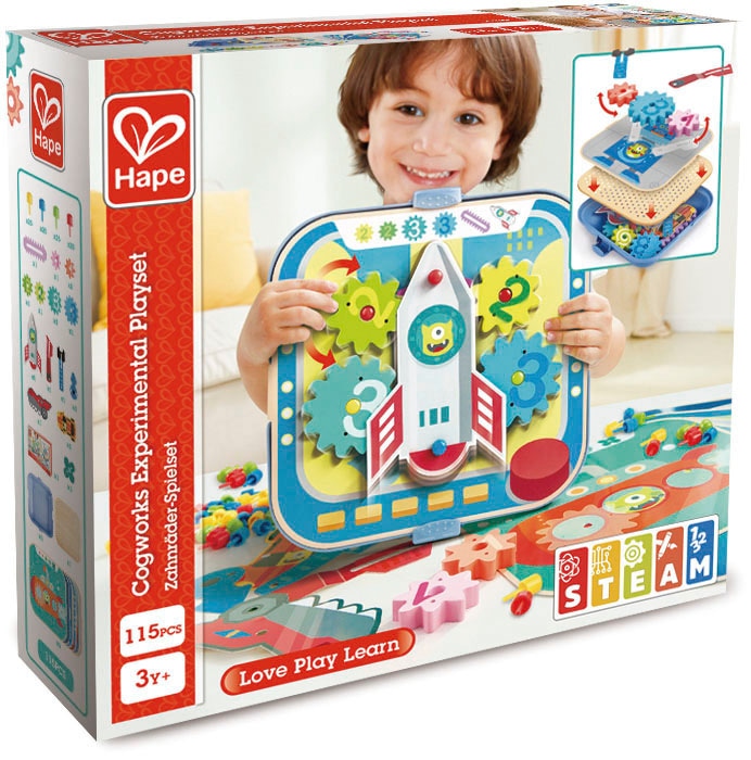 Hape Lernspielzeug »Zahnrad Experimentier-Spielset«