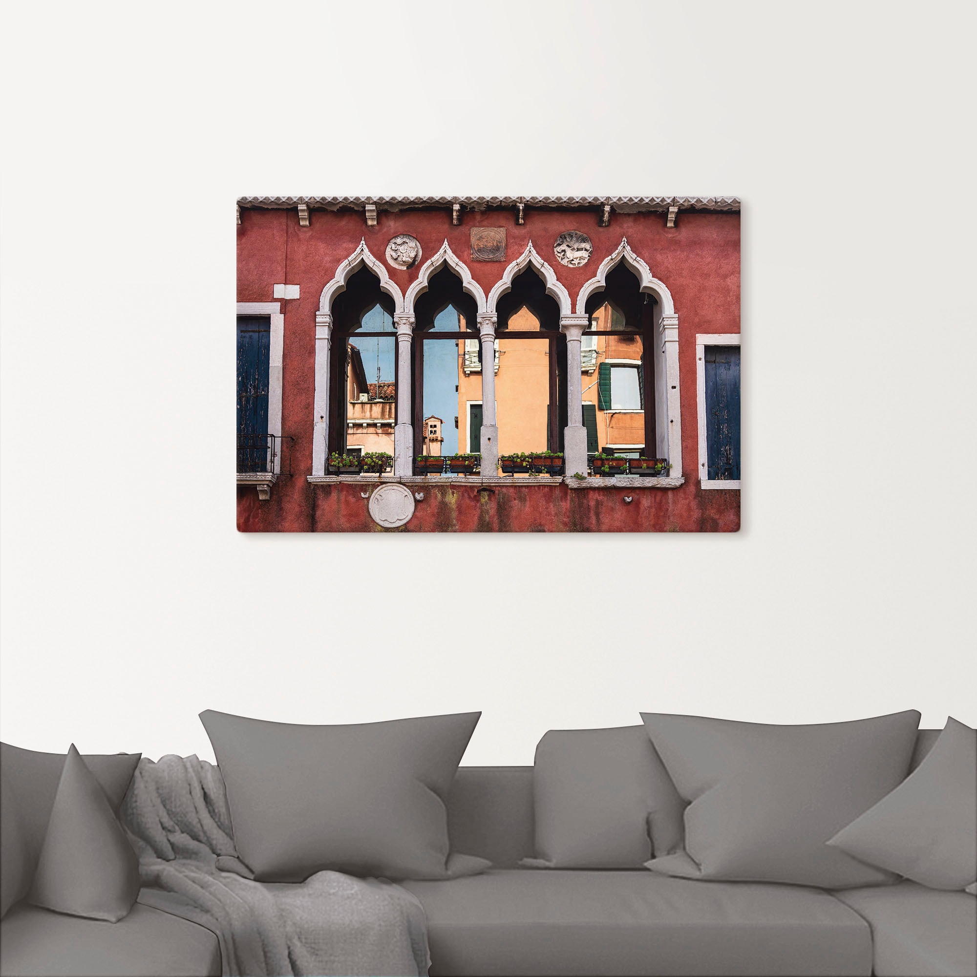 Artland Wandbild »Historische Gebäude Altstadt von Venedig«, Fenster & Türe günstig online kaufen