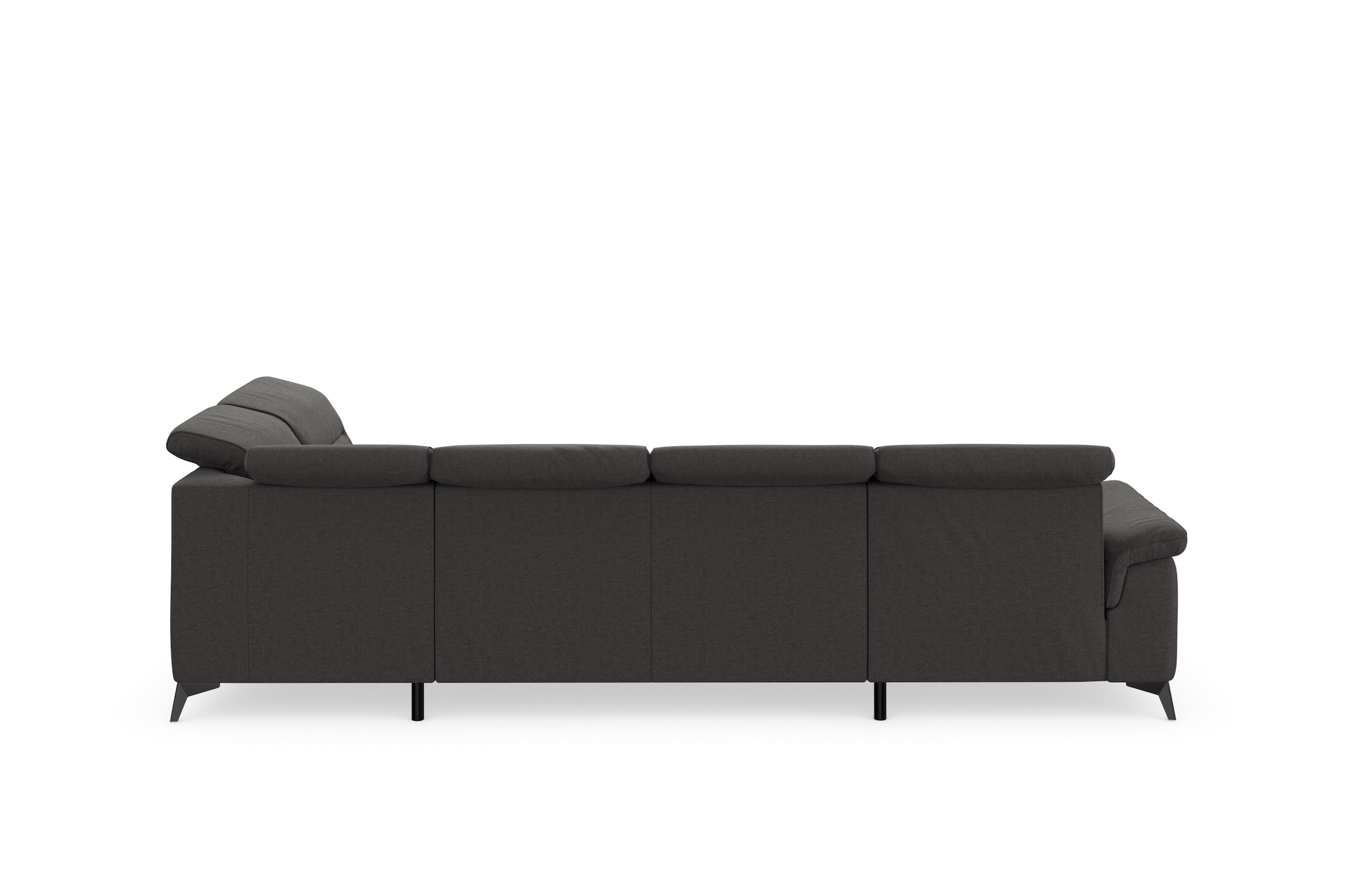 sit&more Wohnlandschaft »Sinatra U-Form«, optional mit Kopfteilverstellung und Armteilfunktion, Metallfüße