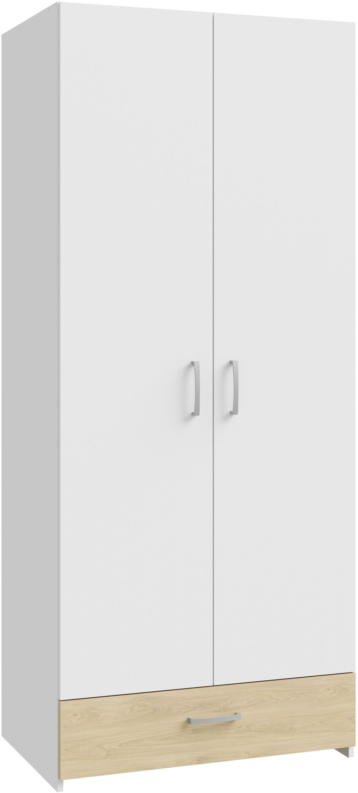 FORTE Drehtürenschrank »Econobox« Drehtürenschrank, zeitloses Design mit al günstig online kaufen
