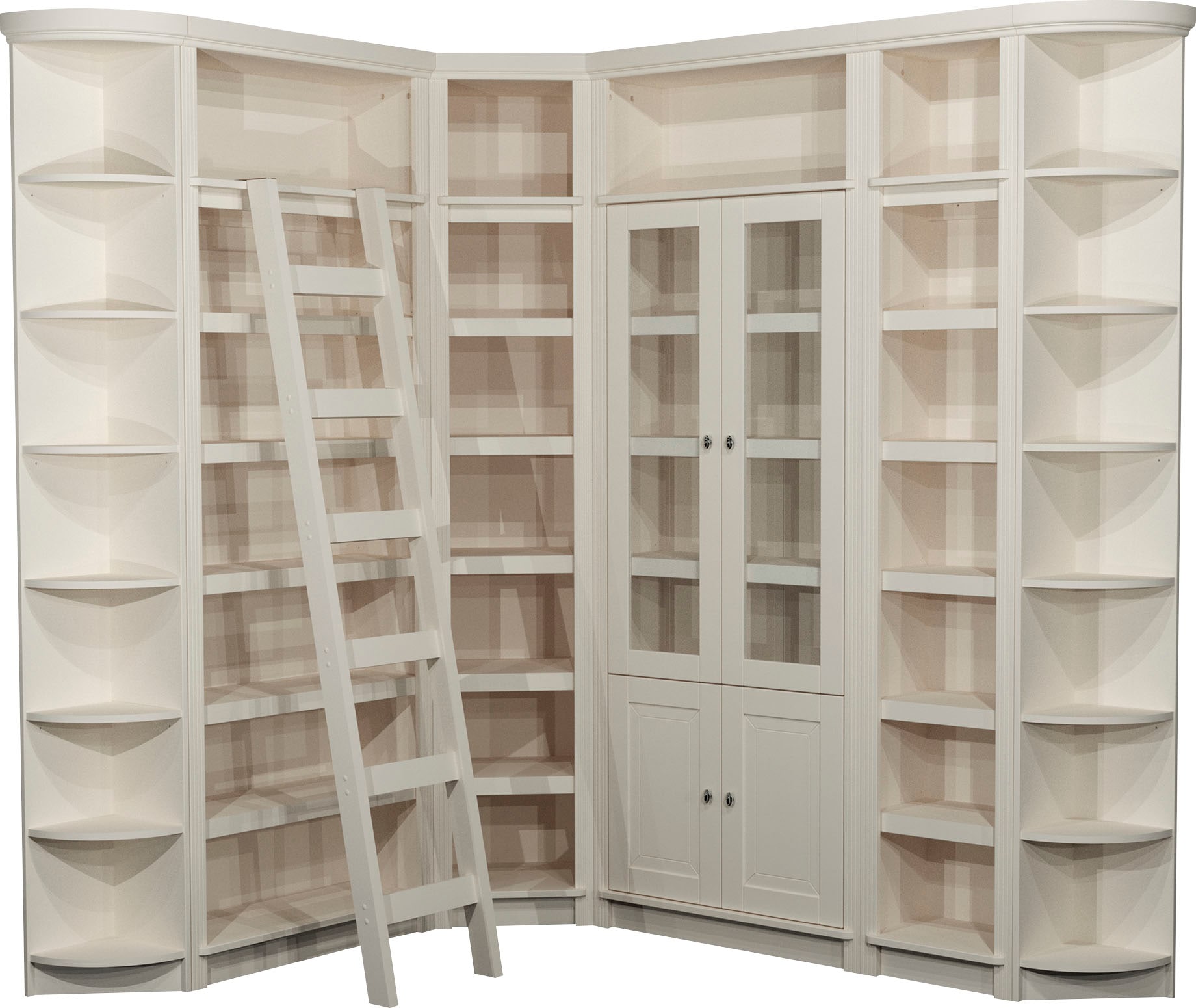 Home affaire Bibliothek »Soeren«, (7 St.), Aus Massiver Kiefer