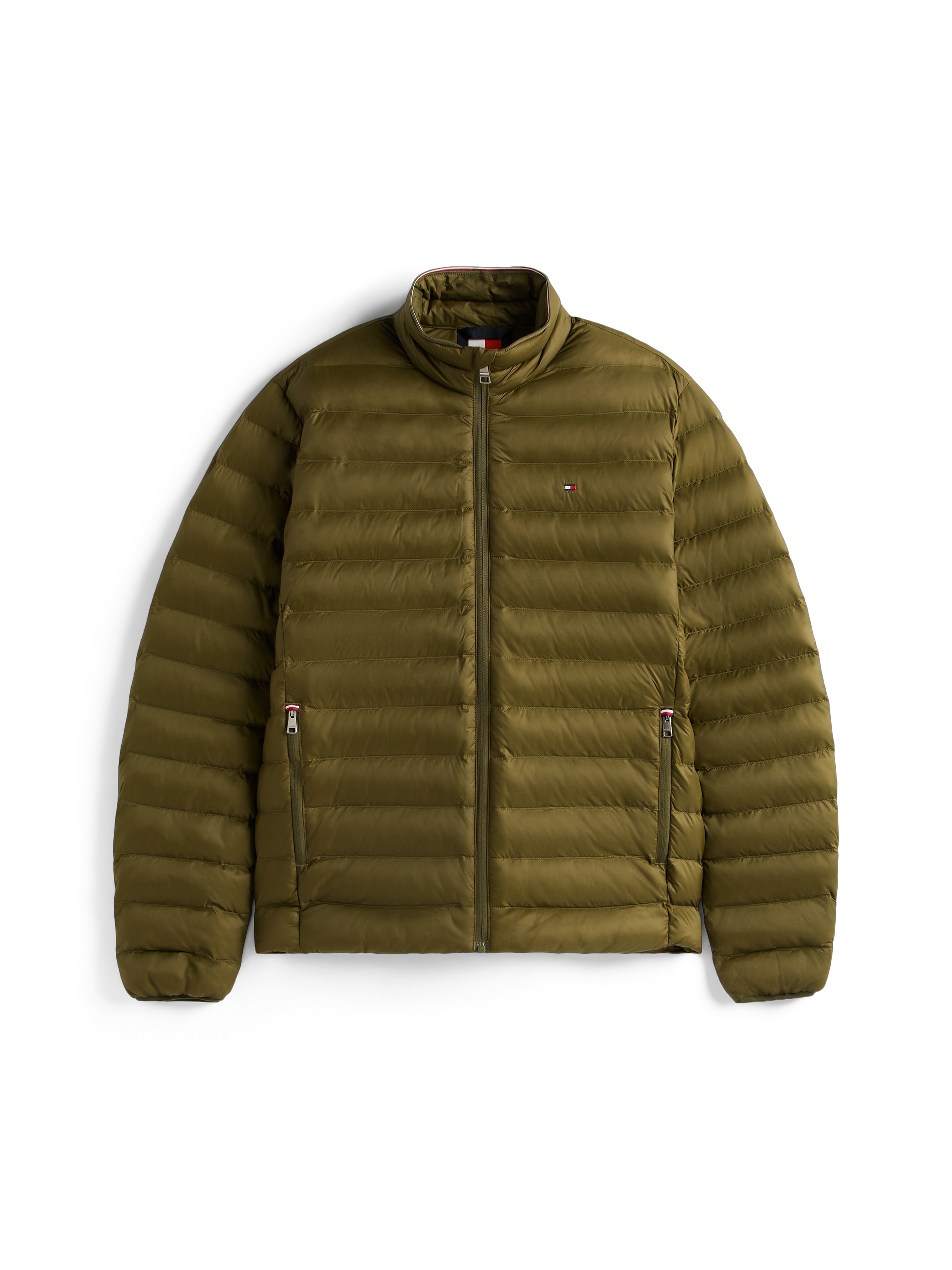 Tommy Hilfiger Steppjacke »PACKABLE RECYCLED JACKET«, Daunenjacke, Übergangsjacke mit Logostickerei